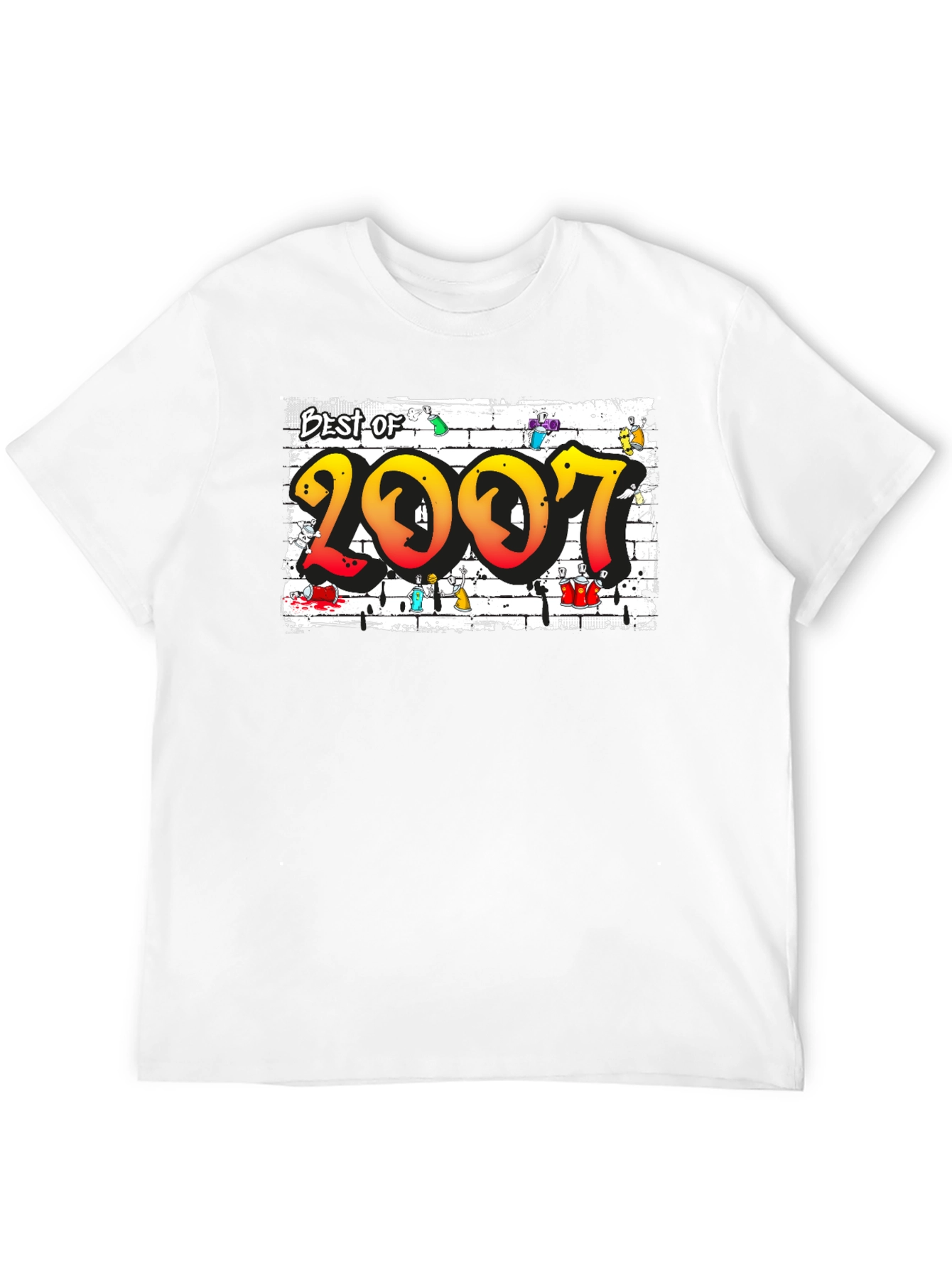 Black Best of 2007 Graffiti T-Shirt view 12