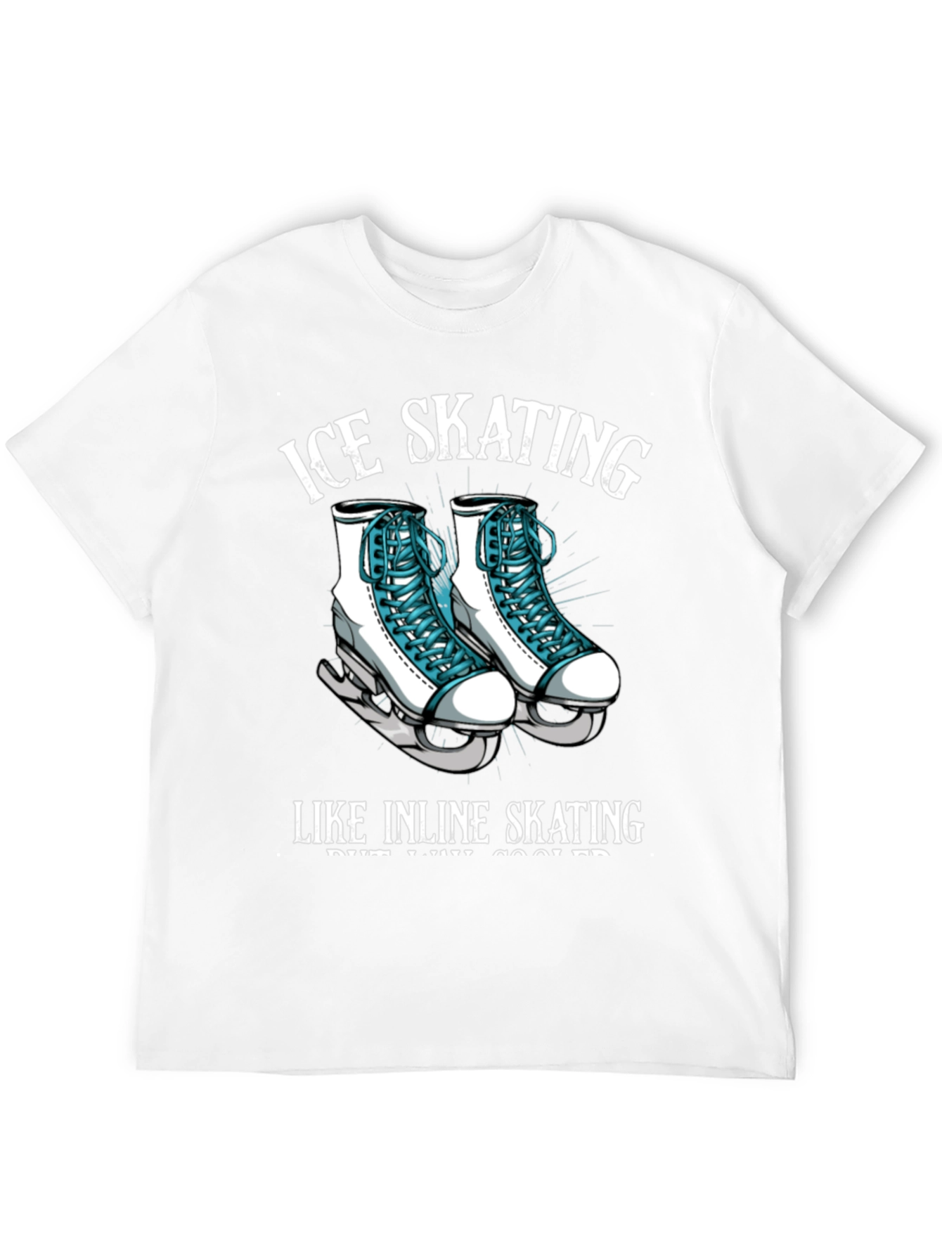 Ice Skating T-Shirt - Cool Skates Tee - 12