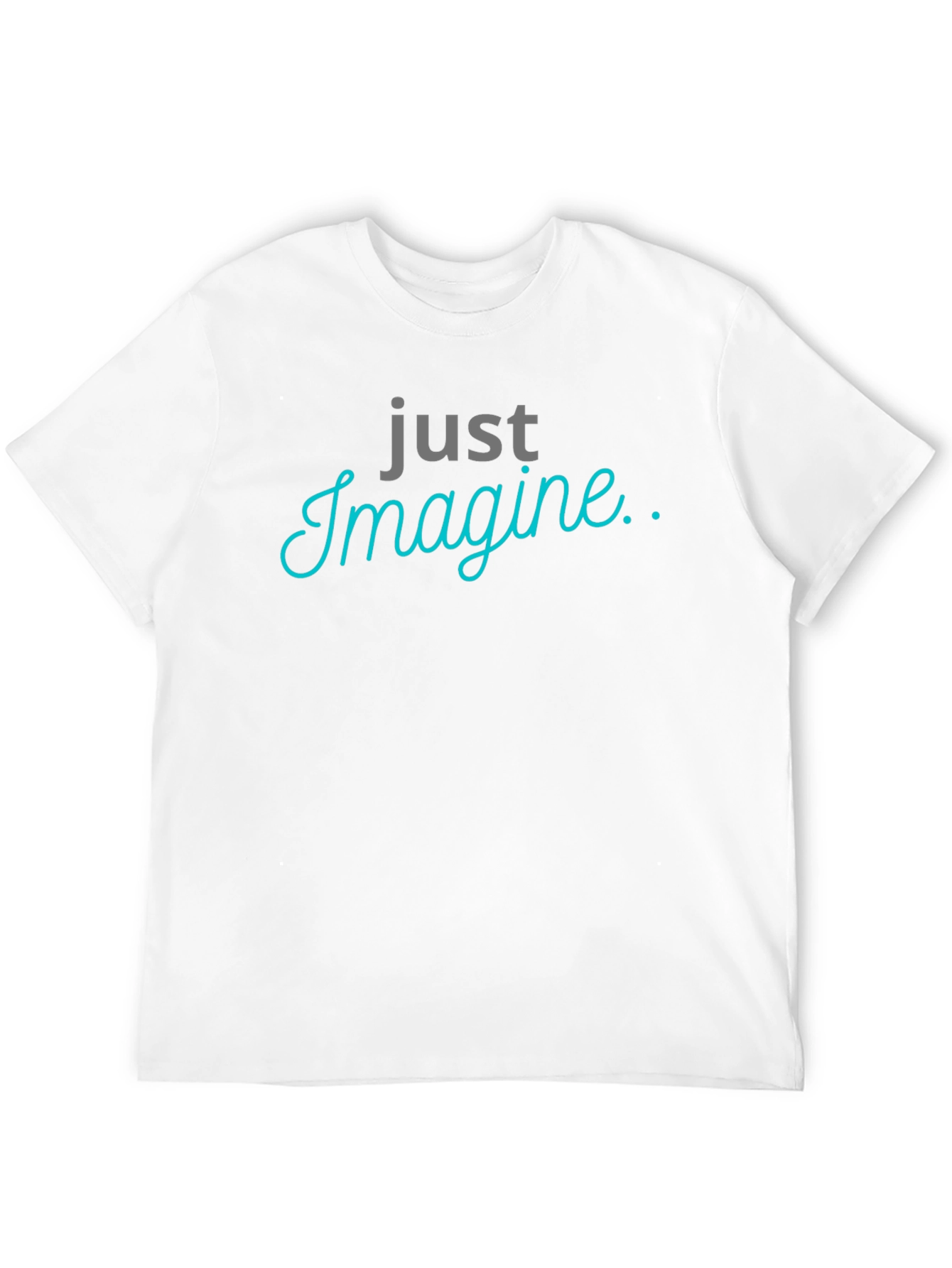 Black Just Imagine Graphic Tee - Soft Cotton Blend view 12