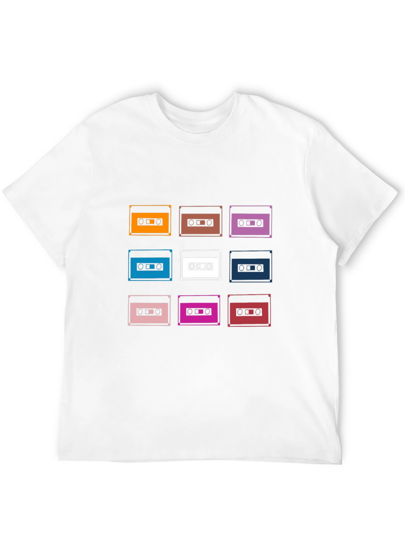 Black Retro Cassette Tape Graphic Tee - Black view 12