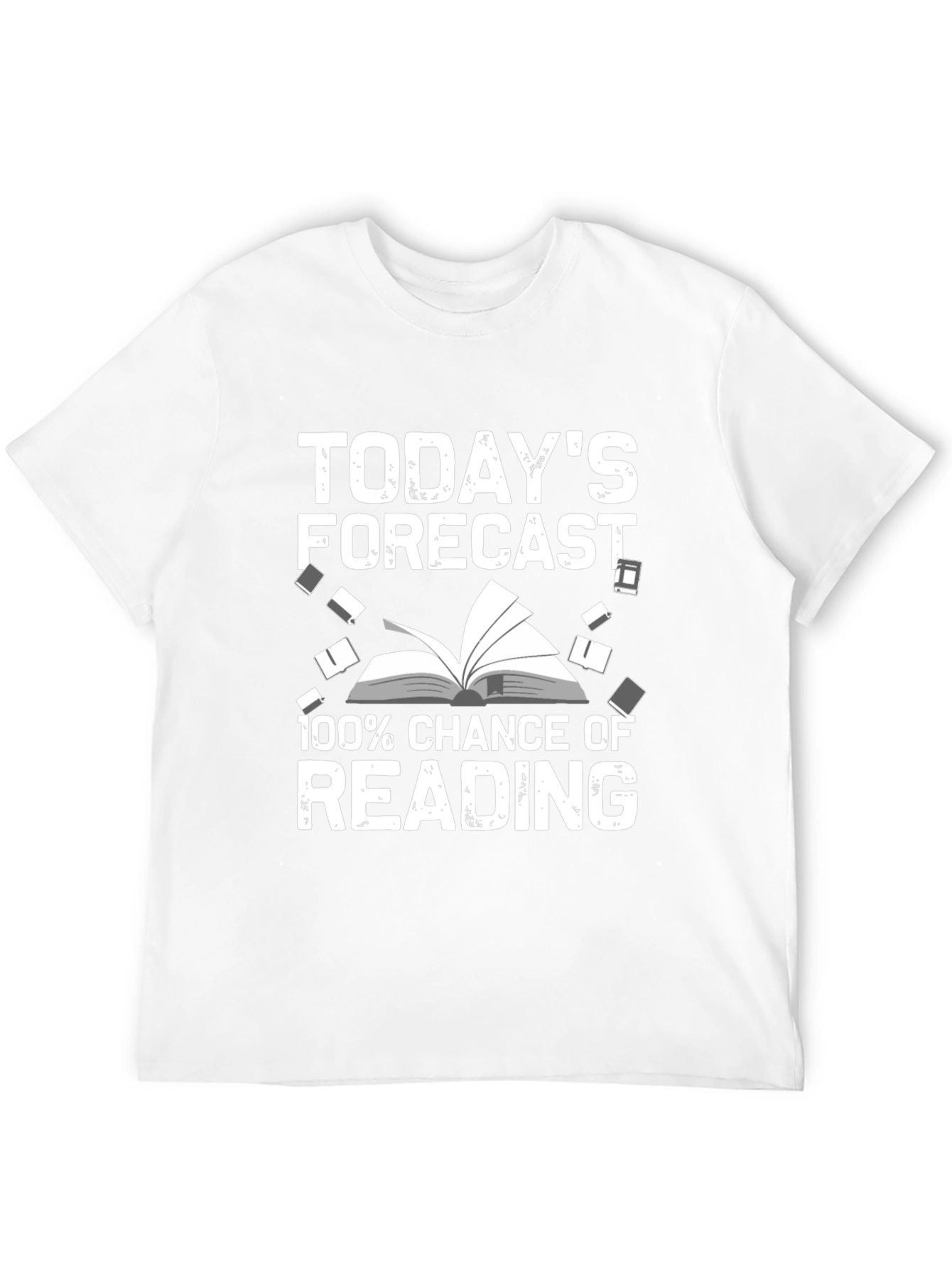 Black Reading Forecast T-Shirt: Book Lover Gift view 12