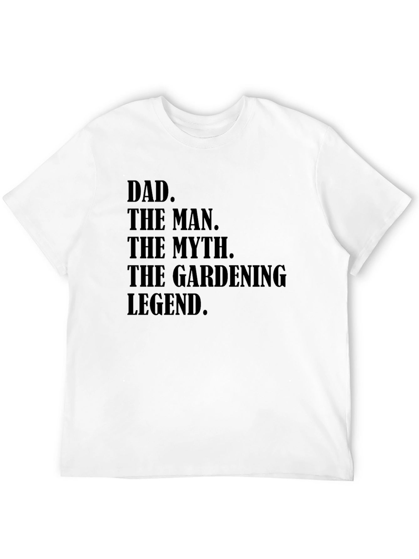 Black Dad Gardening Legend Black Graphic T-Shirt view 12