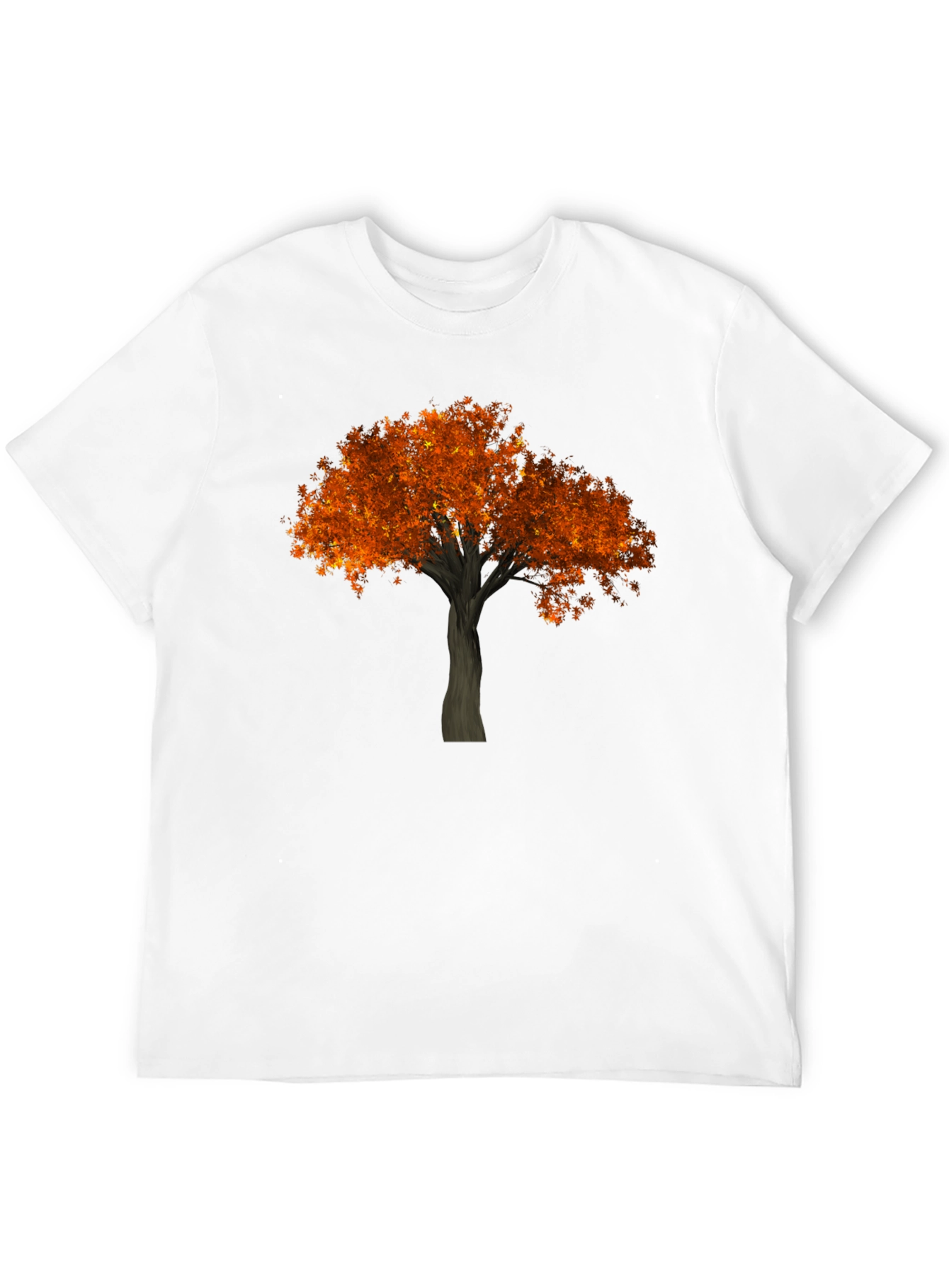 Black Autumn Tree Graphic Black T-Shirt view 12