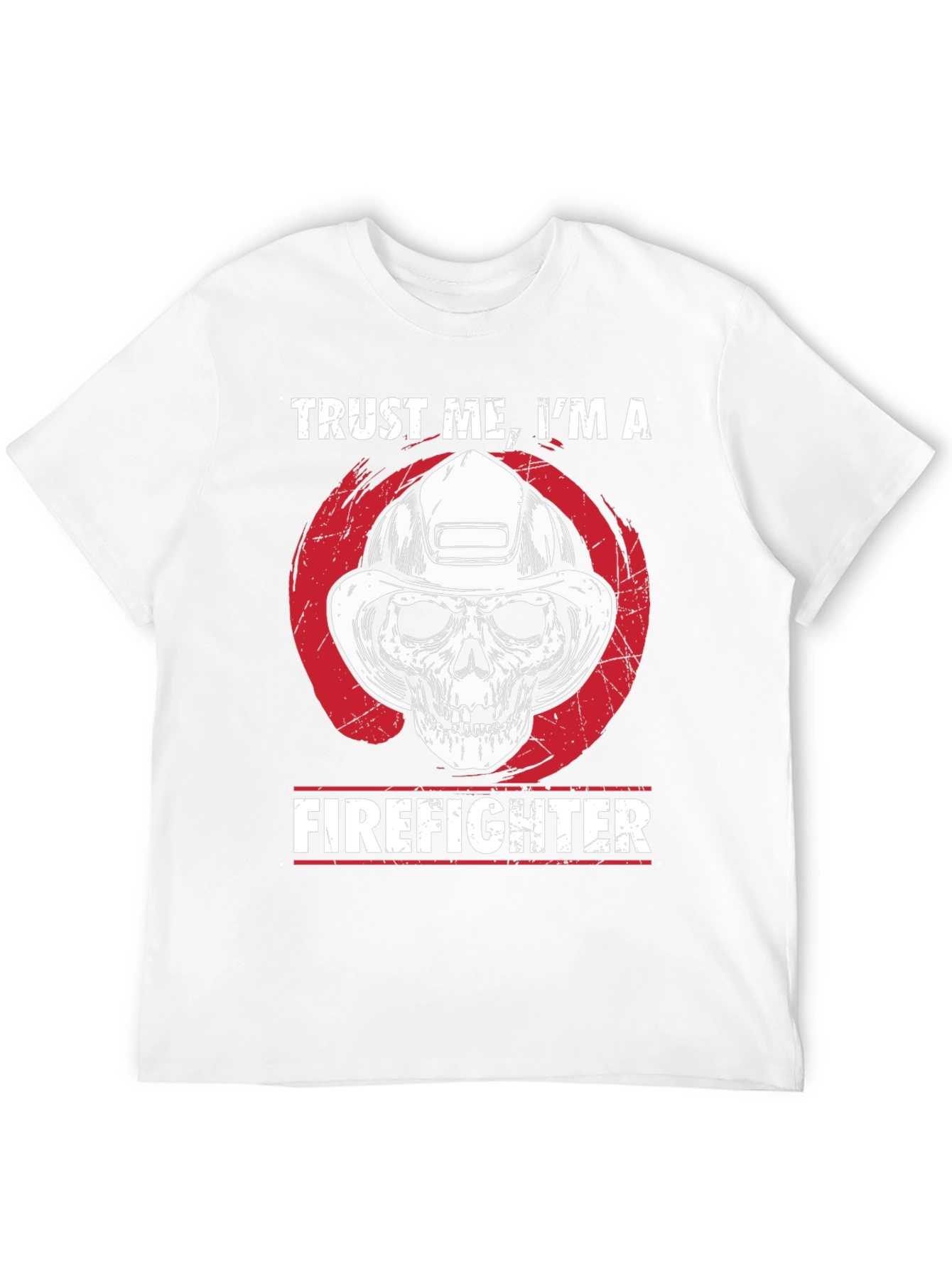 Black Trust Me, I'm A Firefighter T-Shirt view 12