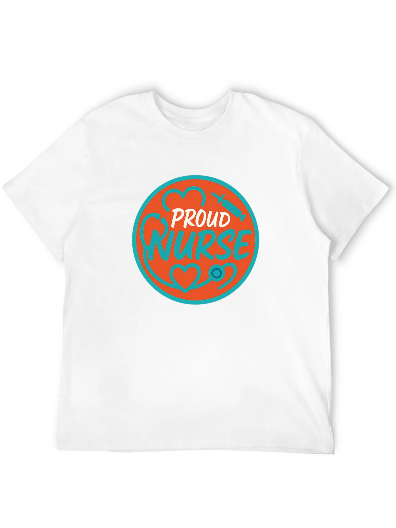 Black Proud Nurse Graphic T-Shirt - Medical Profession Apparel view 12
