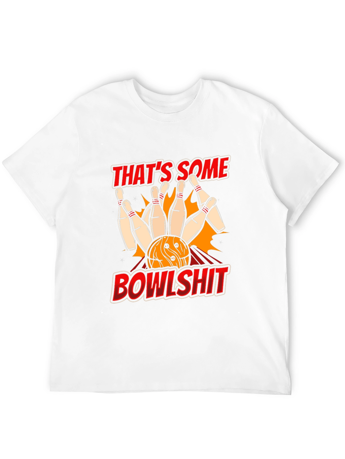 Black That's Some Bowlshit T-Shirt view 12