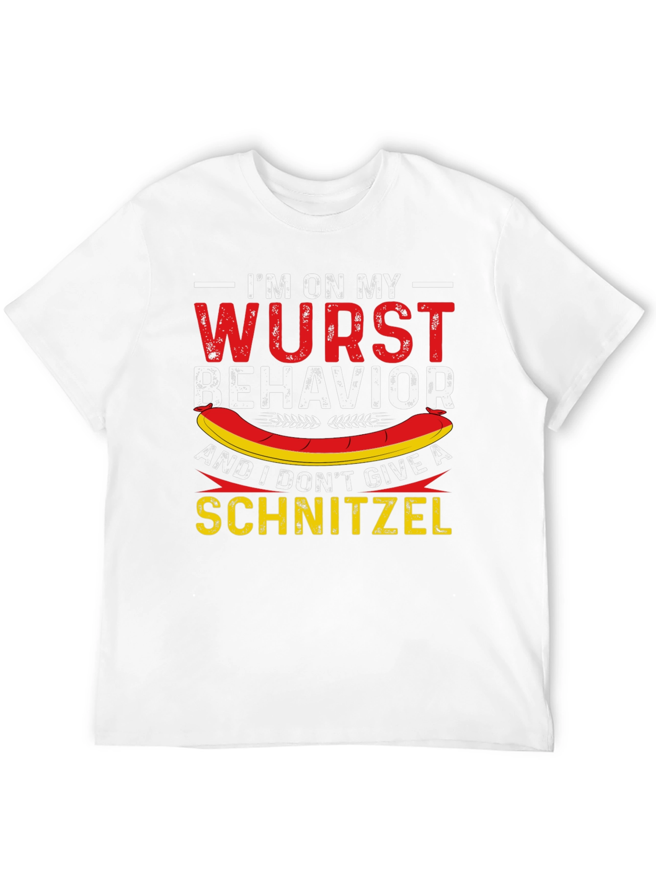 Black Wurst Behavior Funny German T-Shirt view 12