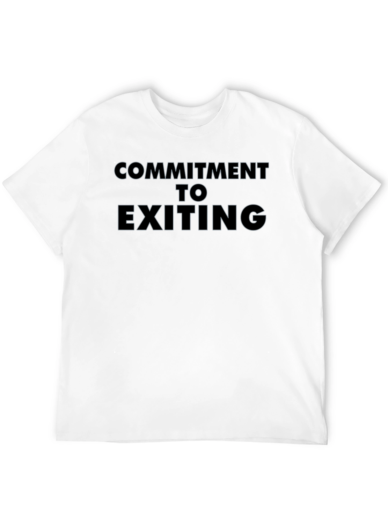 Black Commitment to Exiting Graphic T-Shirt view 12