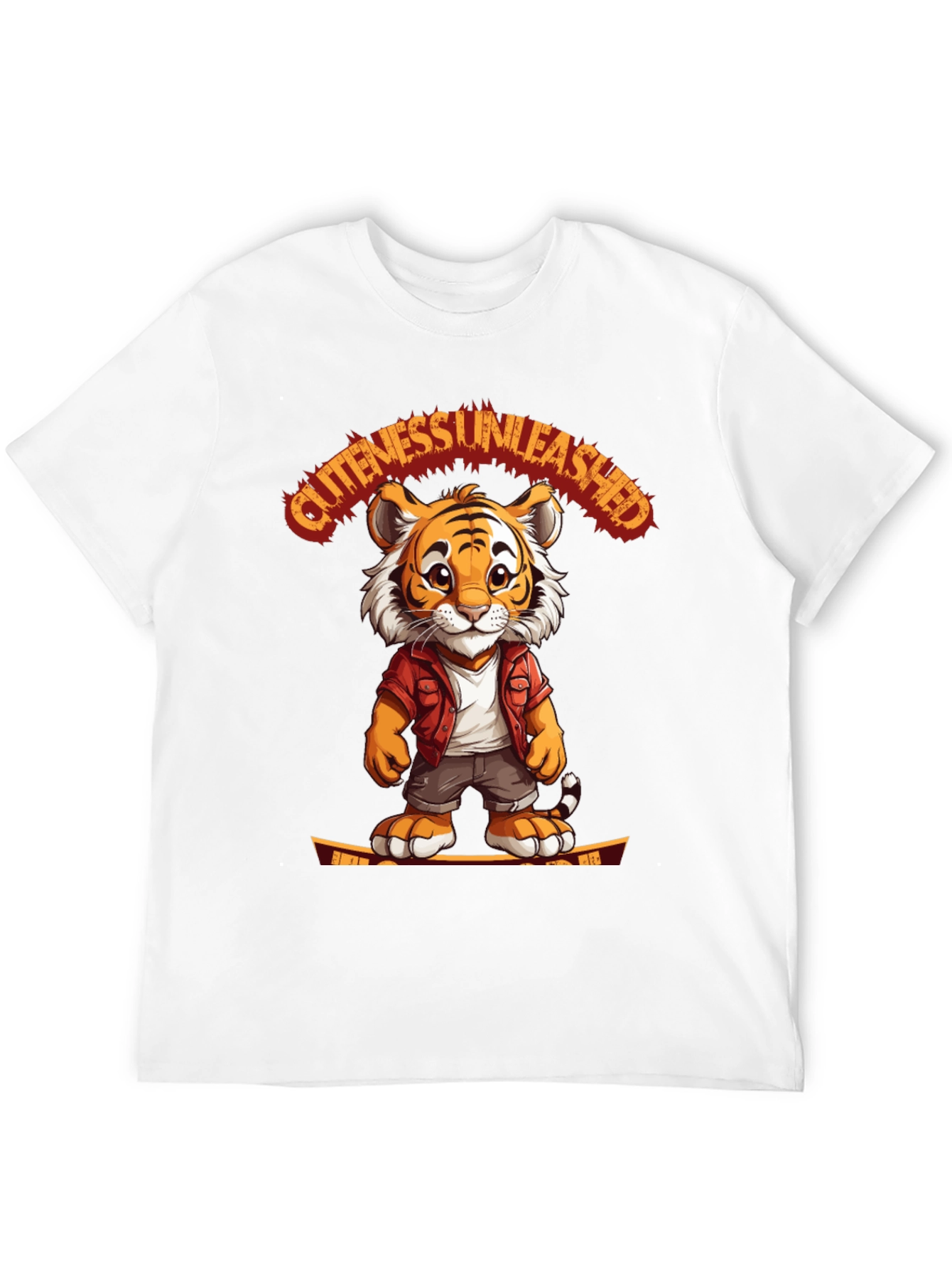 Black Cute Tiger Graphic Tee - Unleash the Cuteness! view 12