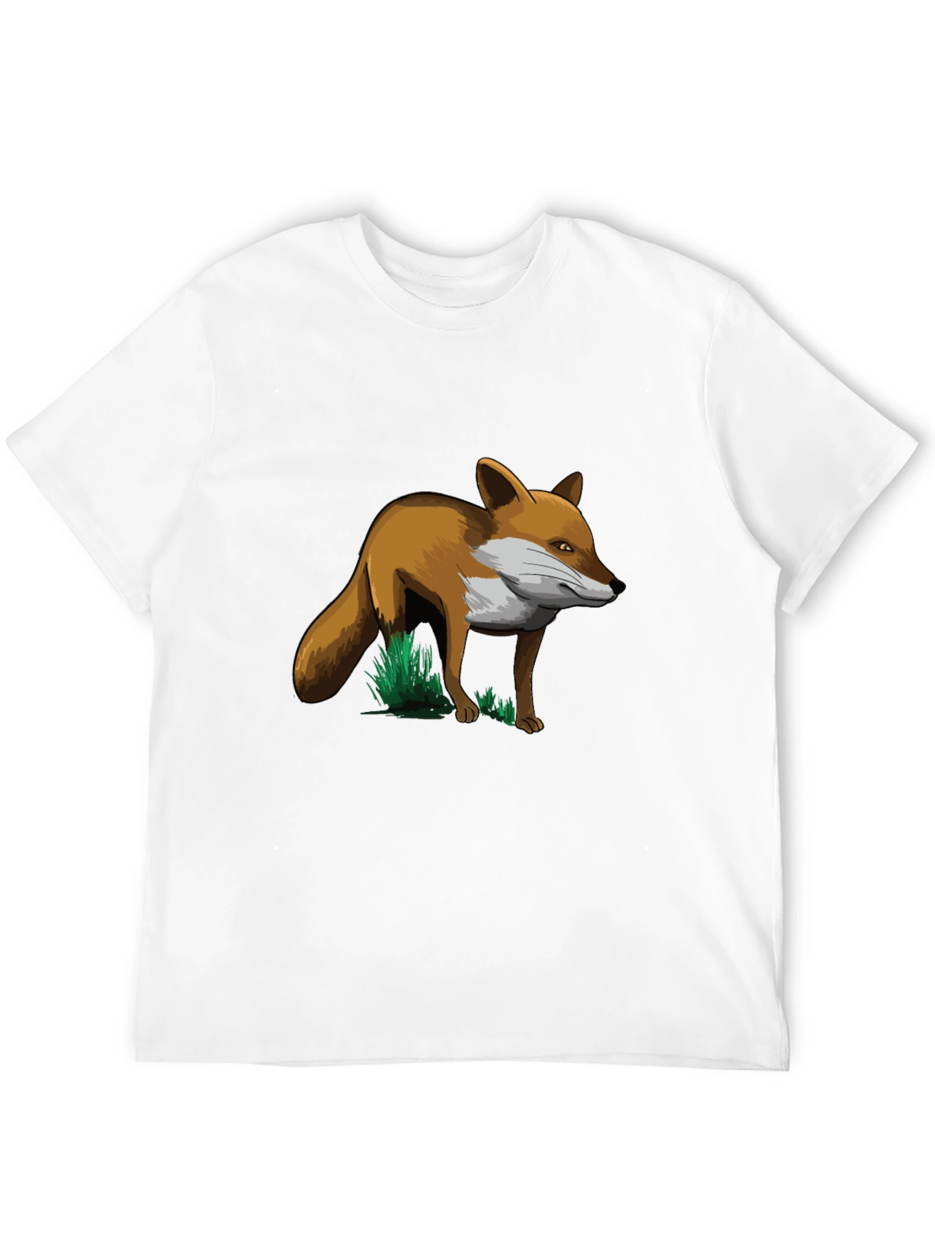 Black Fox Graphic T-Shirt - Black Cotton Tee view 12