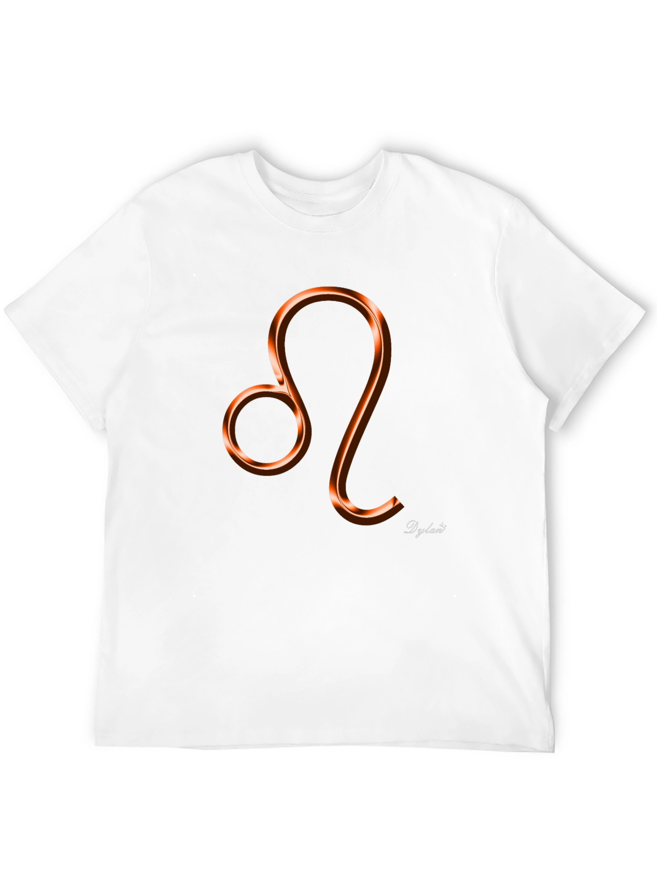 Black Leo Zodiac Sign Black T-Shirt view 12