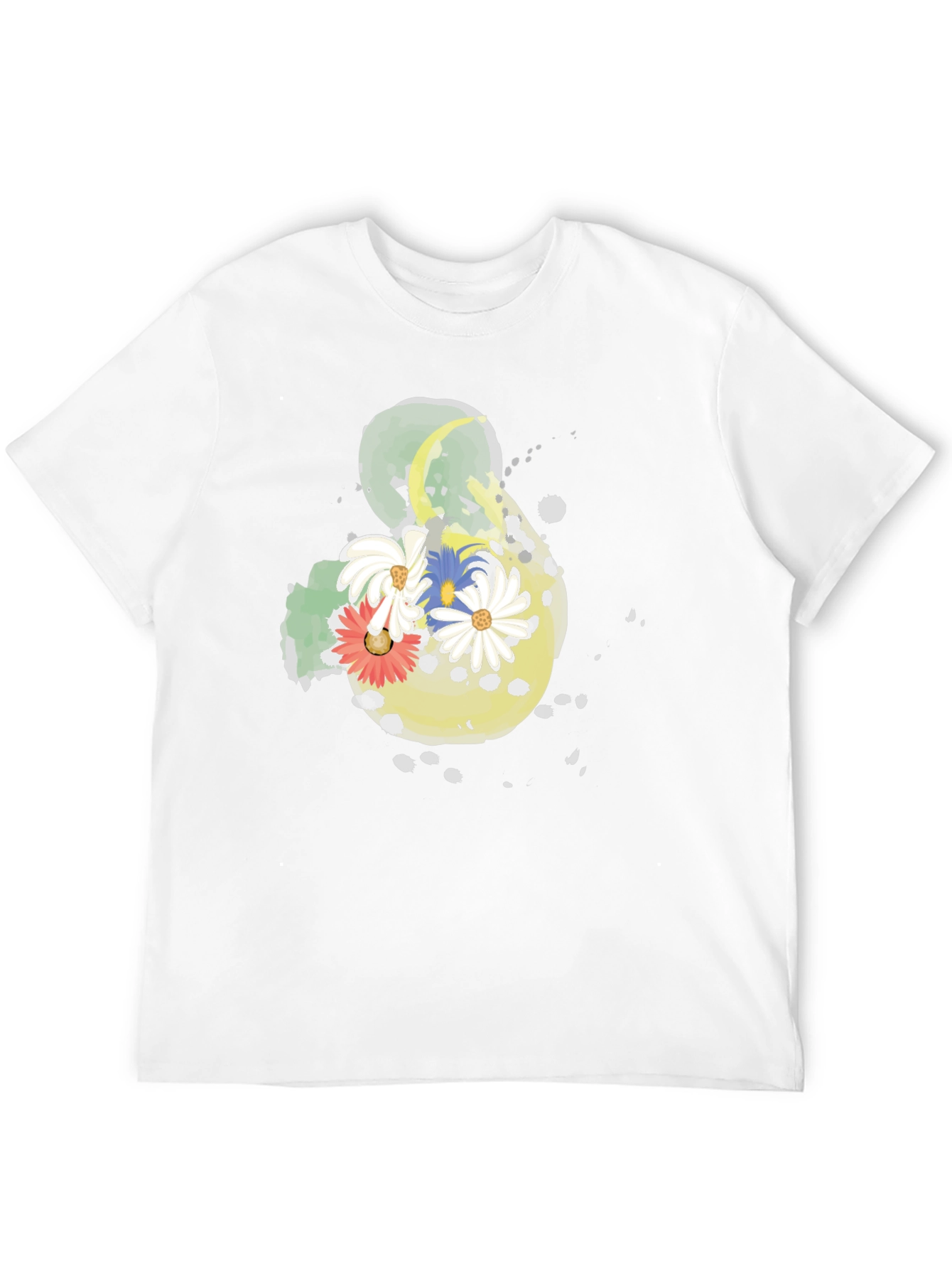 Black Floral Ampersand T-Shirt - Black Casual Tee view 12