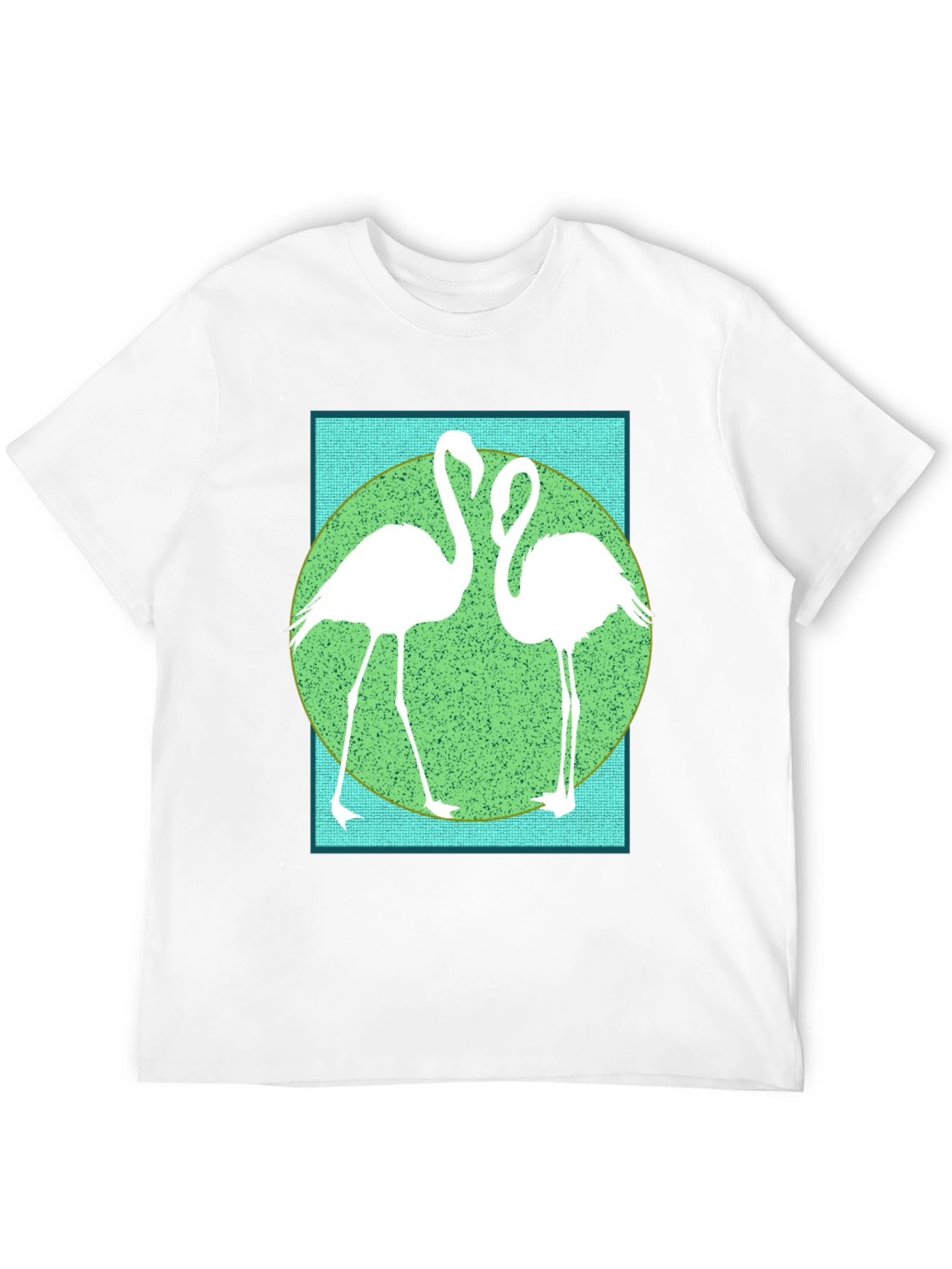 Black Flamingo Graphic Tee - Cool Bird Design view 12