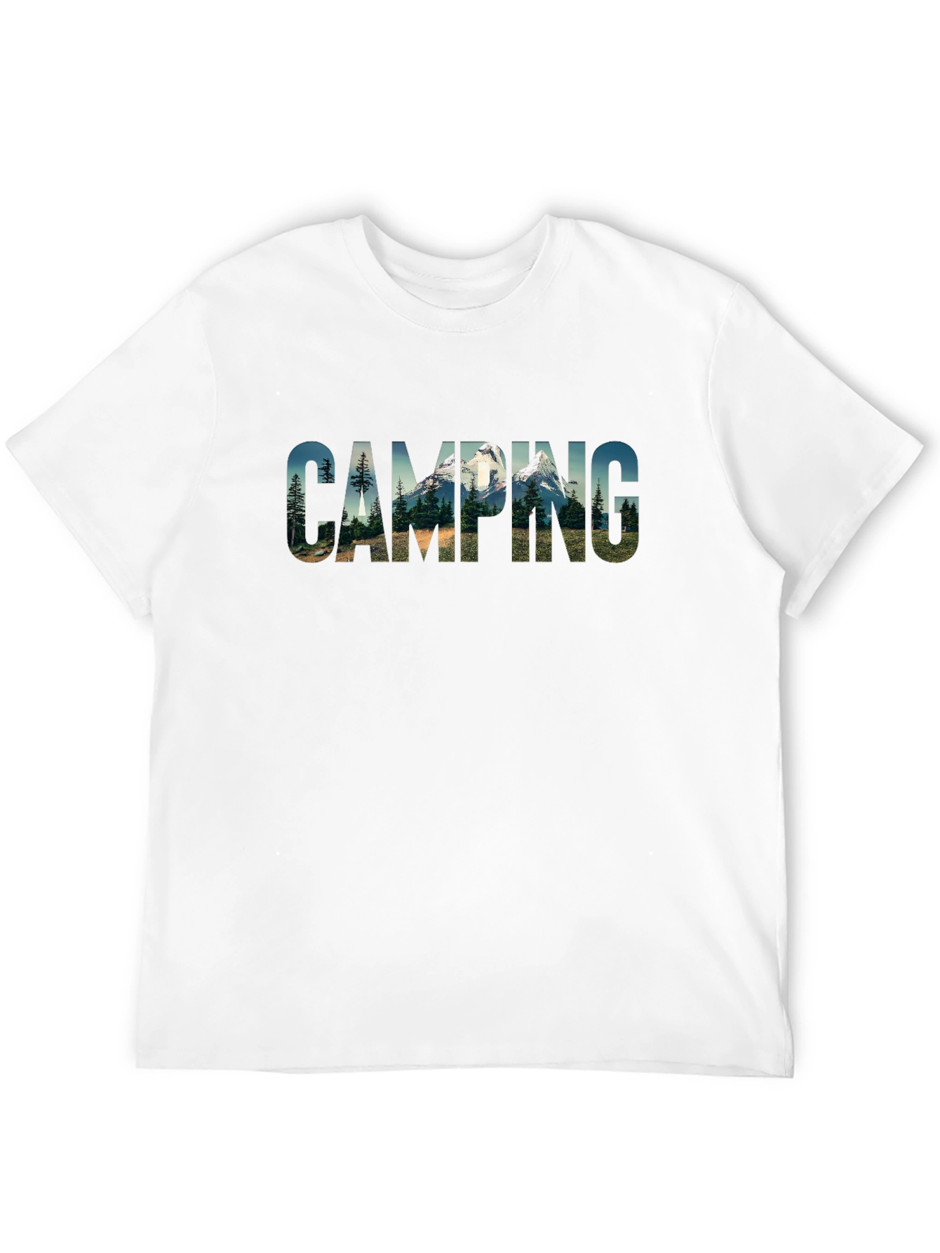 Black Camping Graphic T-Shirt - Outdoor Adventure Tee view 12