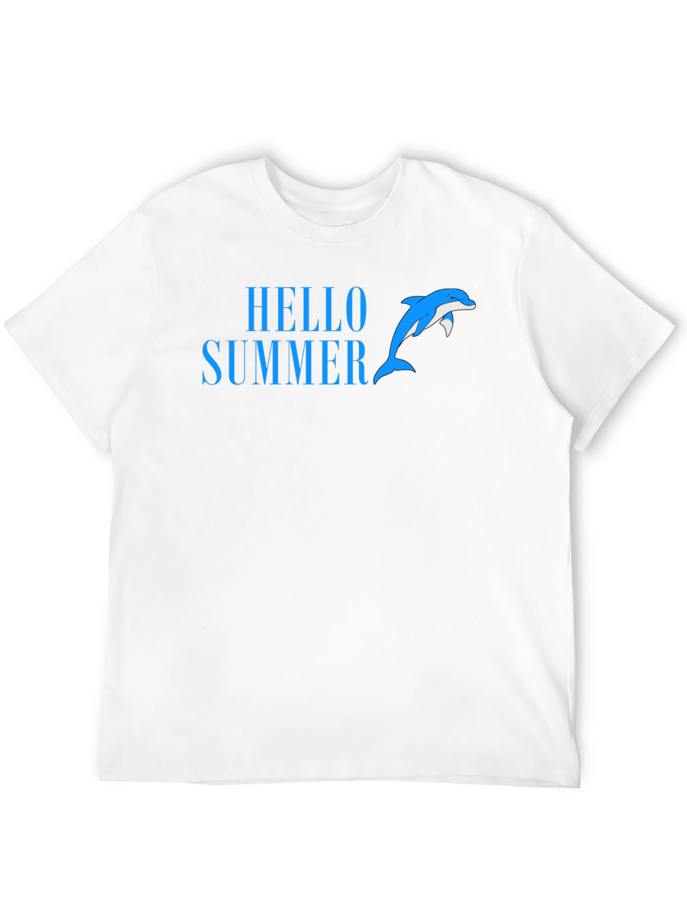 Black Hello Summer Dolphin T-Shirt view 12
