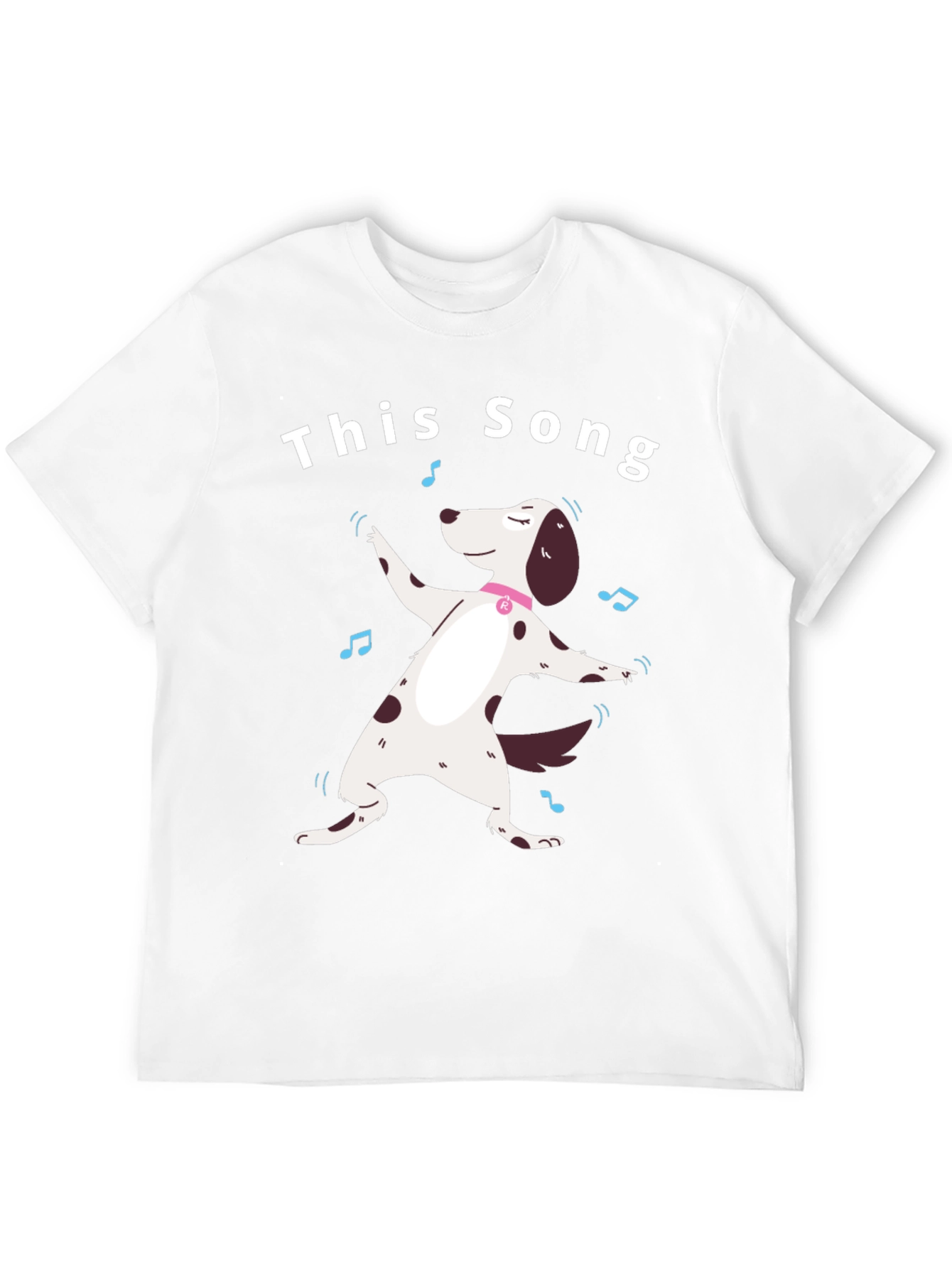Black This Song T-Shirt - Dancing Dog Design view 12