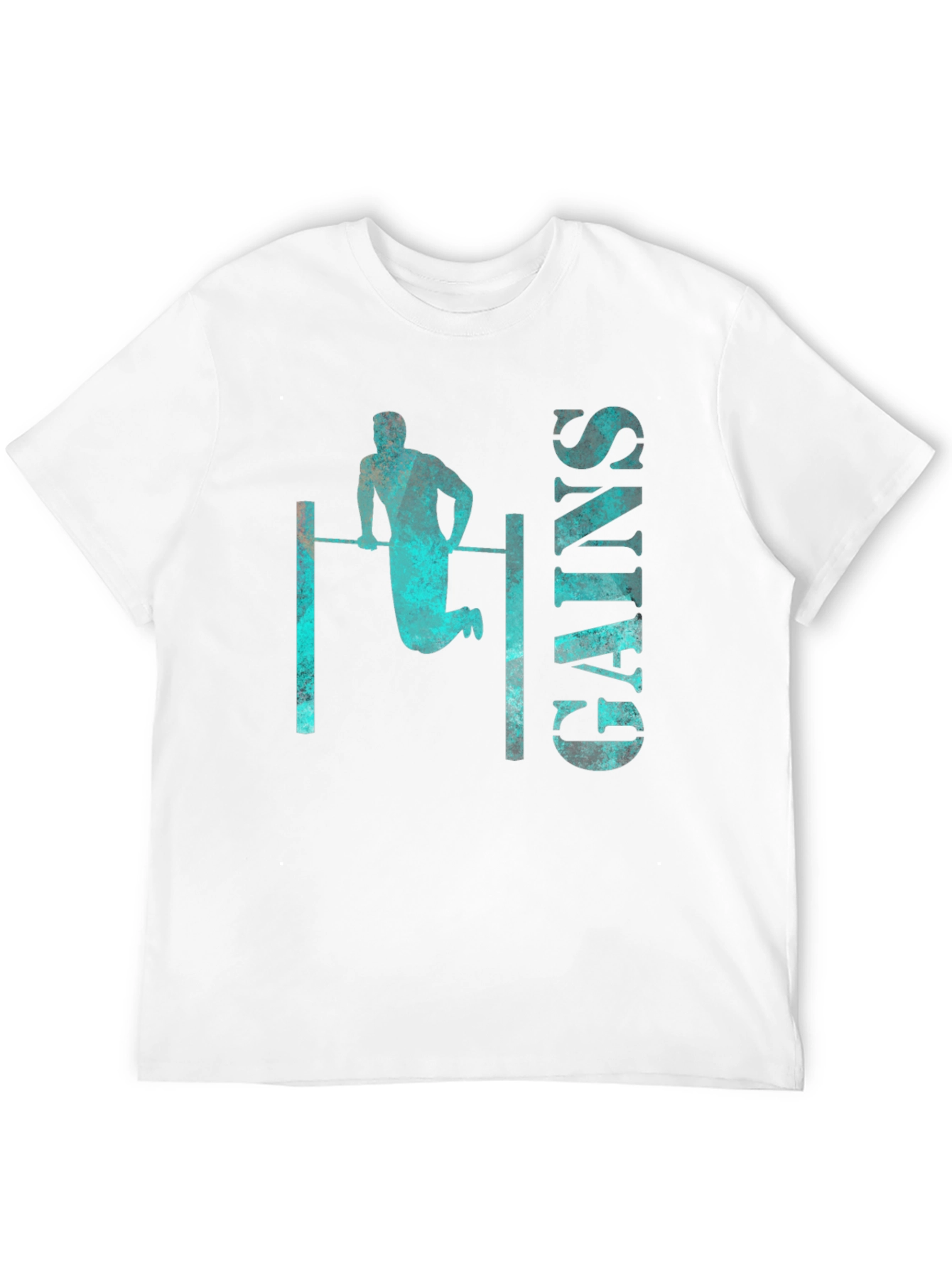 Black Gains Graphic Tee - Workout Fitness Shirt view 12