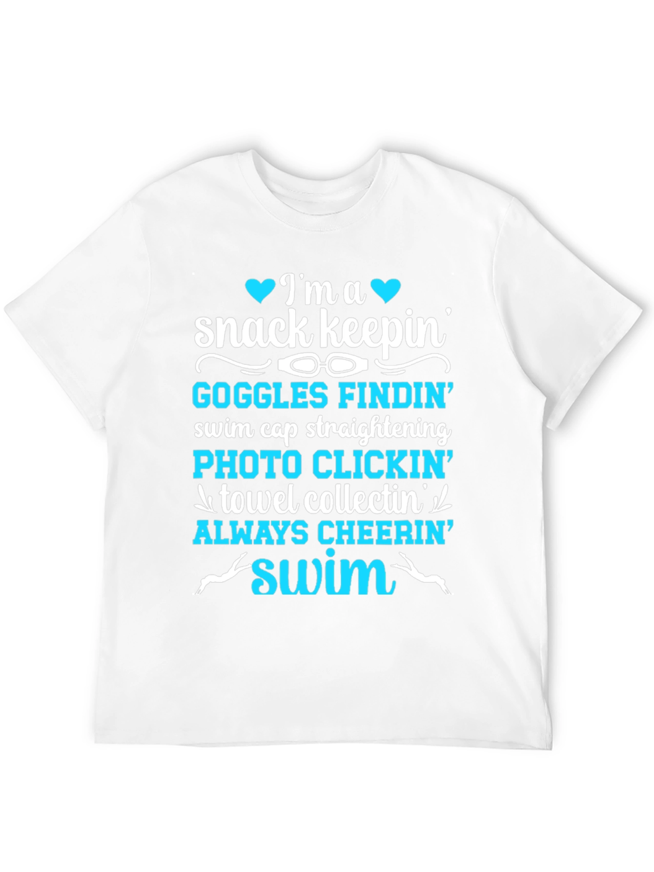 Swim Parent T-Shirt: Snack Keepin' & Cheer Leader! - 12