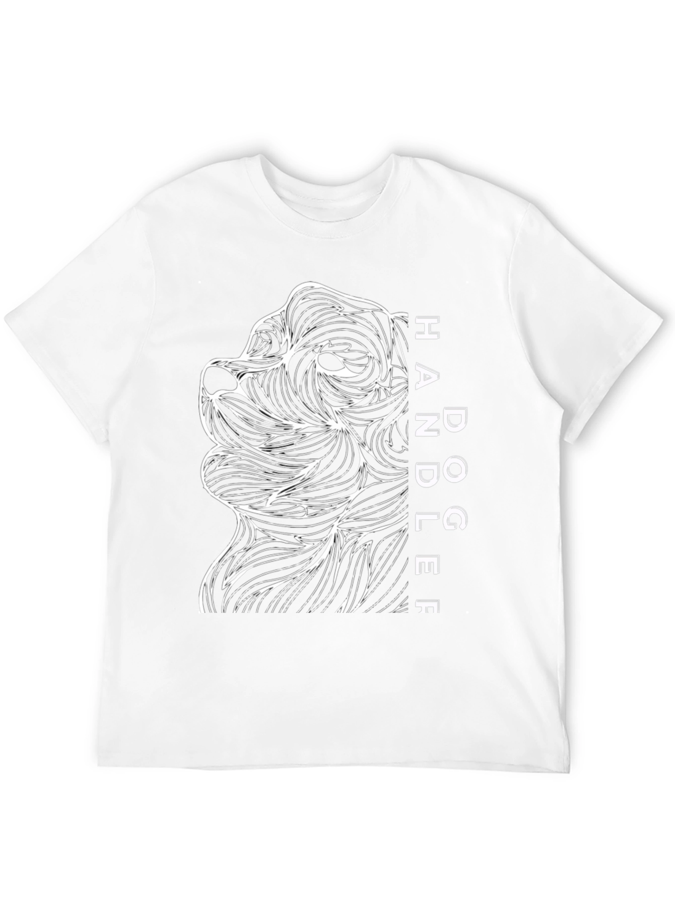 Black Dog Handler Graphic T-Shirt - Black view 12