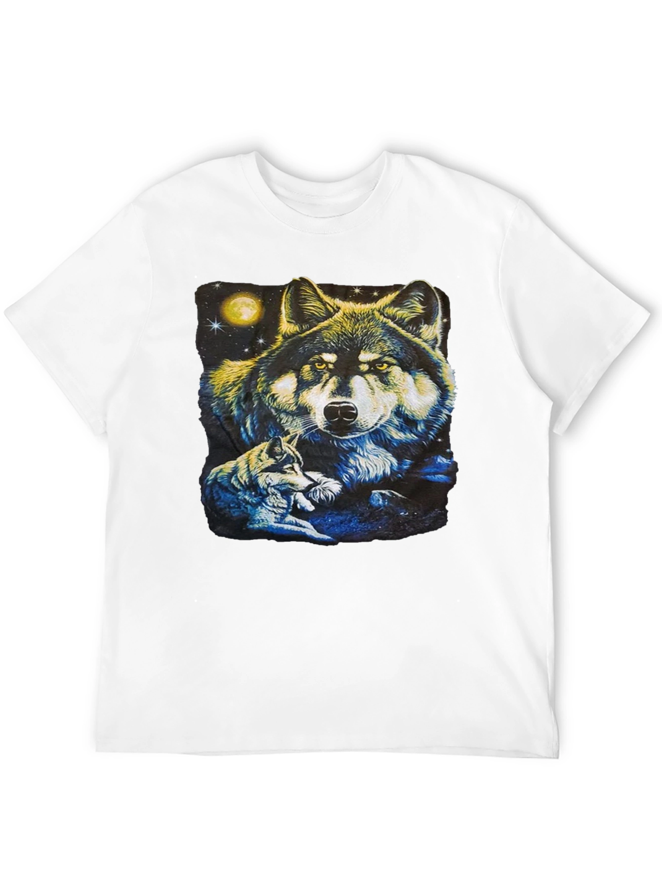 Black Wolf Pack Graphic T-Shirt - Black view 12