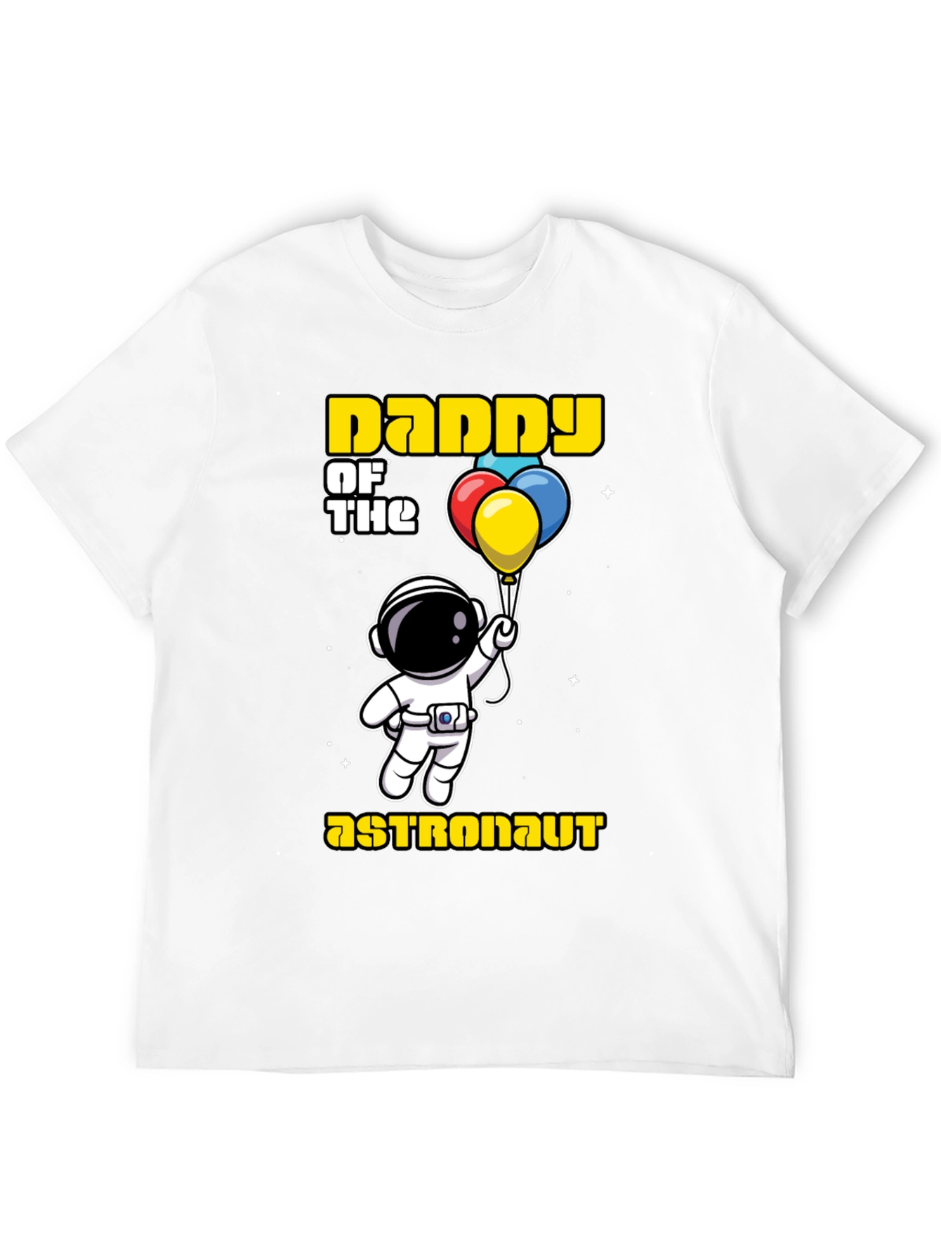 Black Daddy of the Astronaut T-Shirt view 12