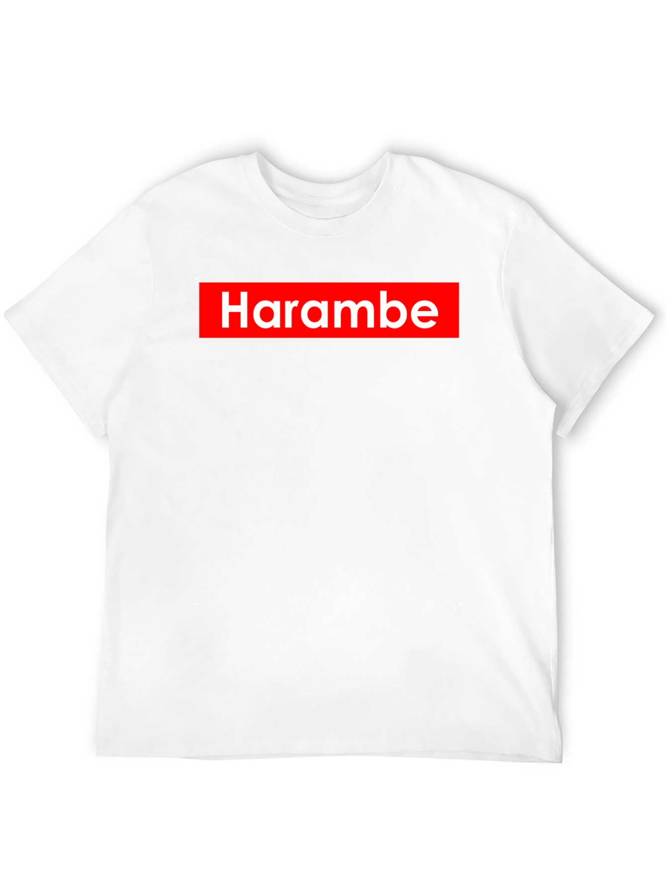 Black Harambe Graphic Print T-Shirt - Supreme Style view 12