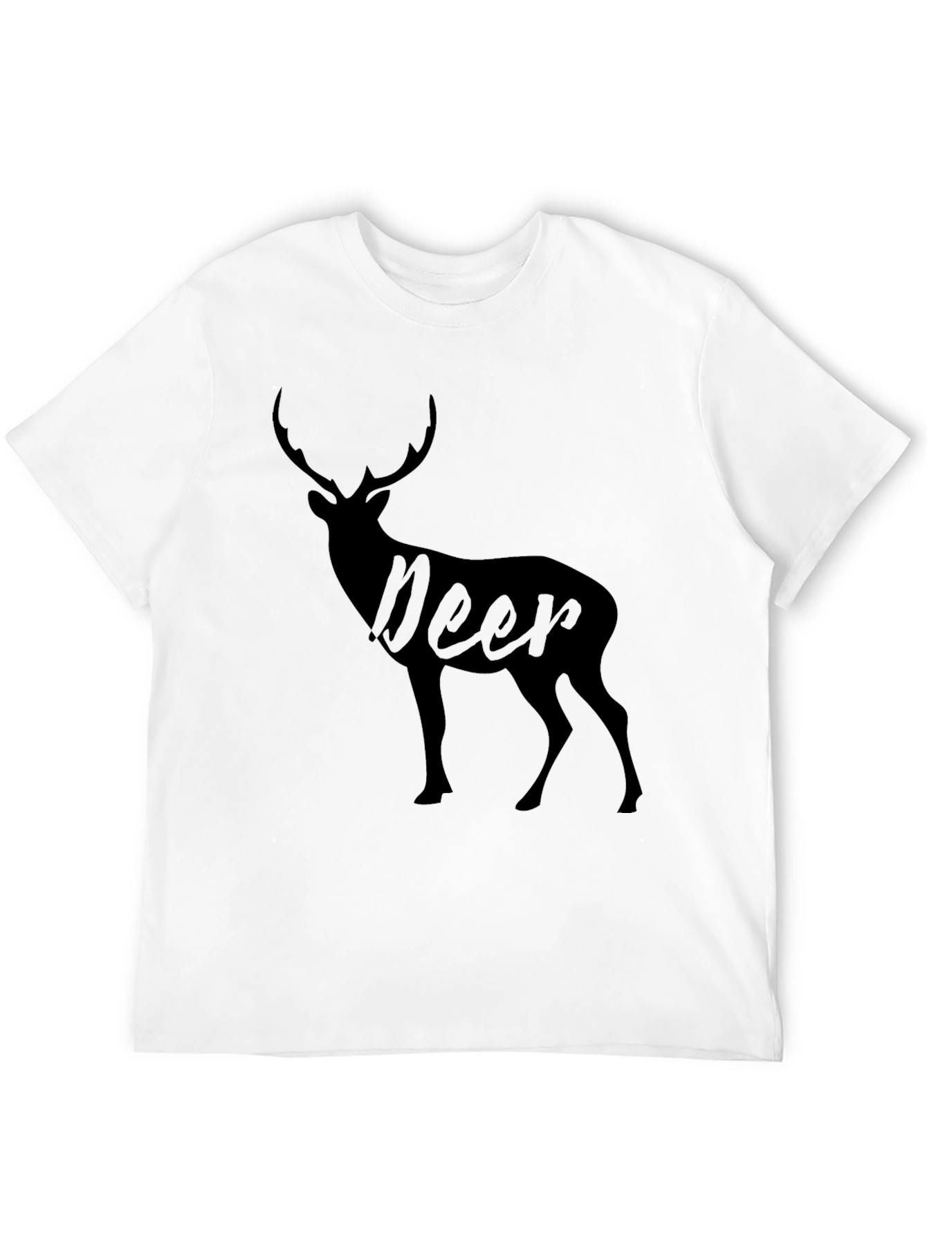 Black Black Deer Graphic Tee - Men's Short Sleeve Shirt view 12