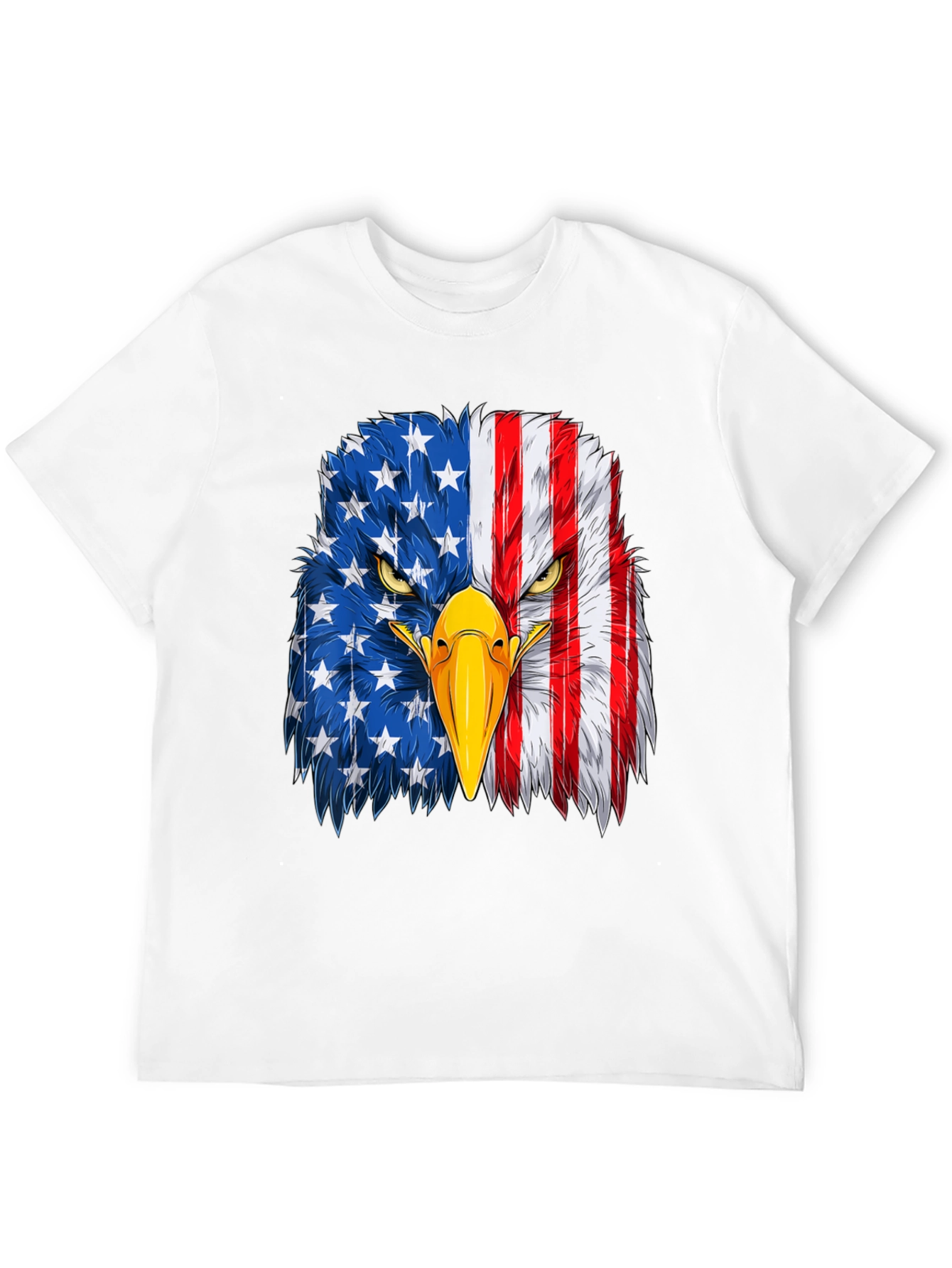Black American Eagle Flag Graphic T-Shirt view 12
