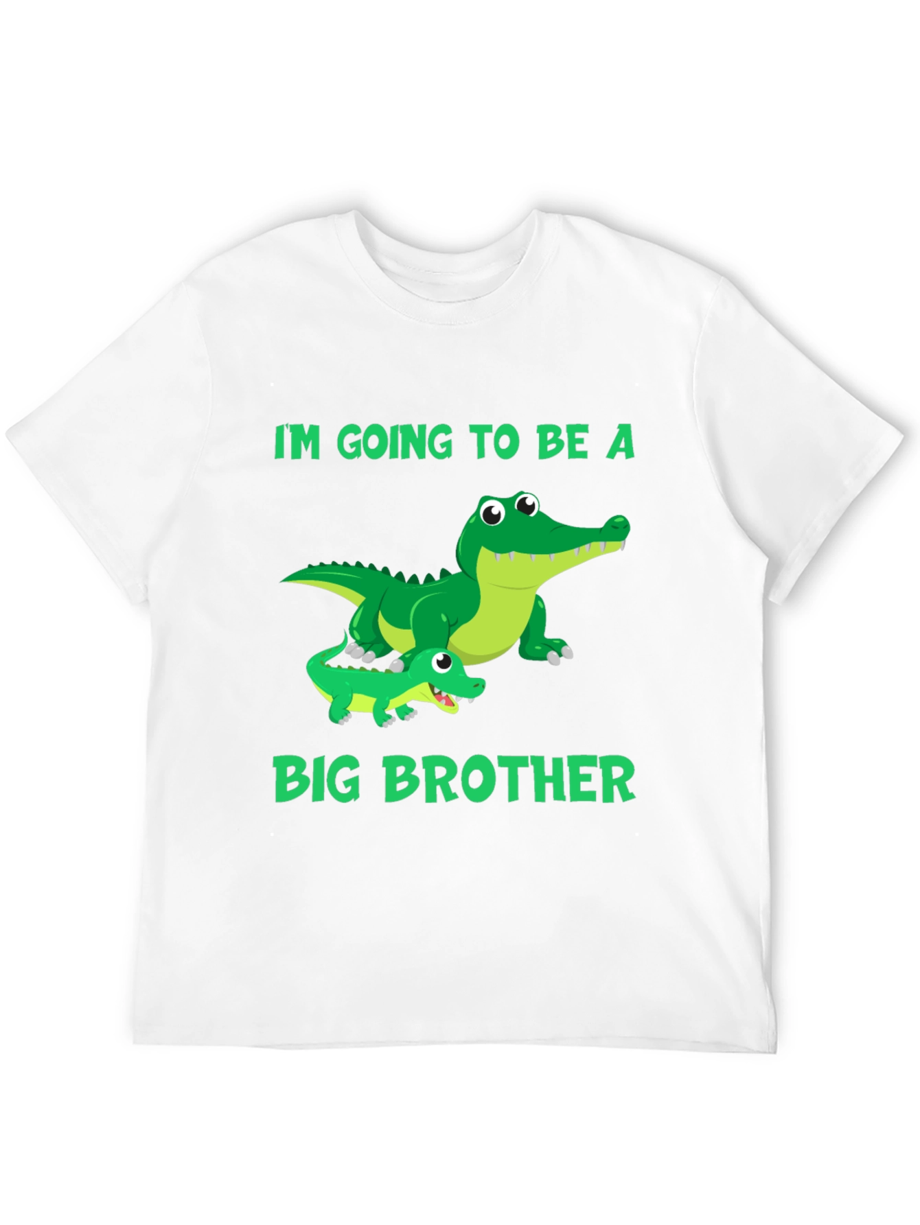 Black I'm Going to Be a Big Brother Gator T-Shirt view 12
