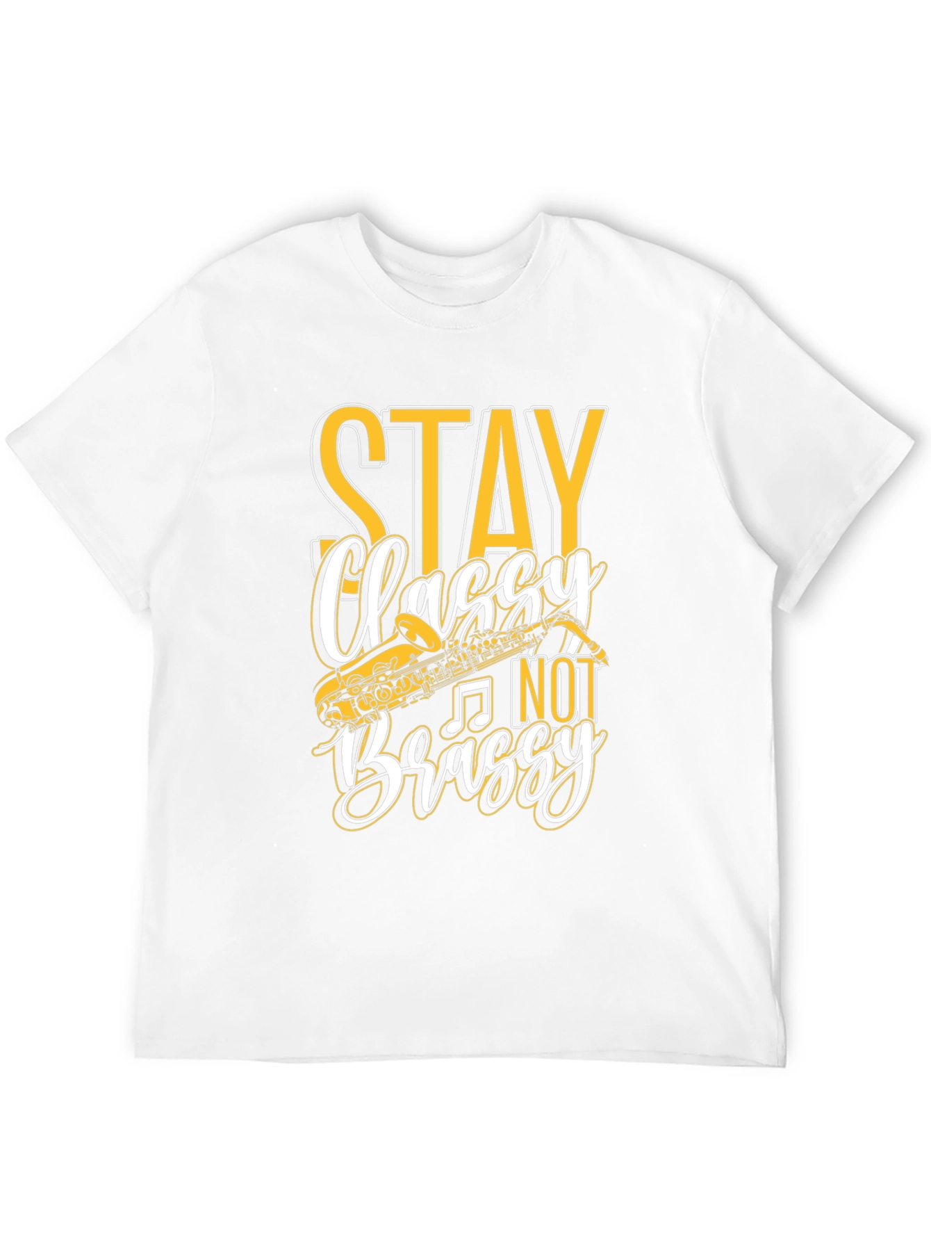 Black Stay Classy Not Brassy T-Shirt view 12