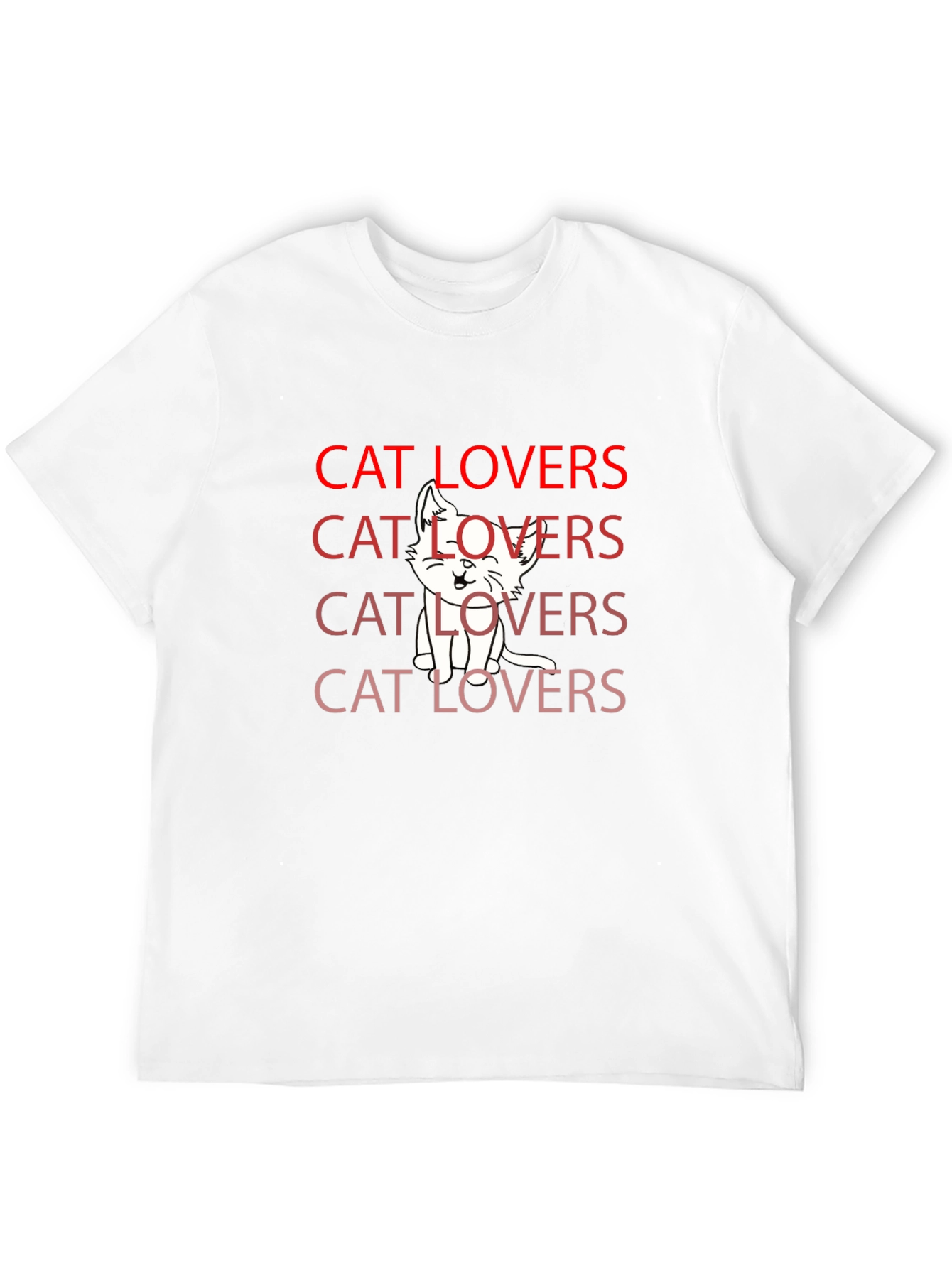 Black Cat Lovers T-Shirt - Cute Kitten Graphic Tee view 12