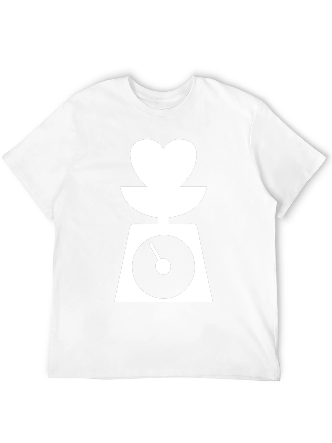 Black Heart Scale Black T-Shirt - Balance Your Love view 12