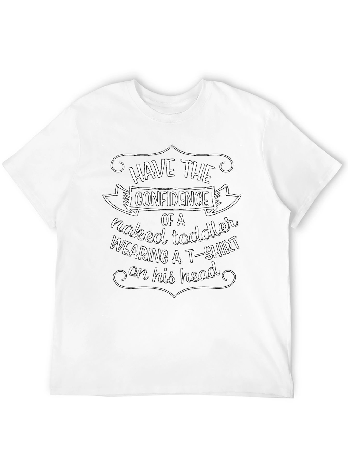 Black Confidence Toddler T-Shirt - Funny Graphic Tee view 12