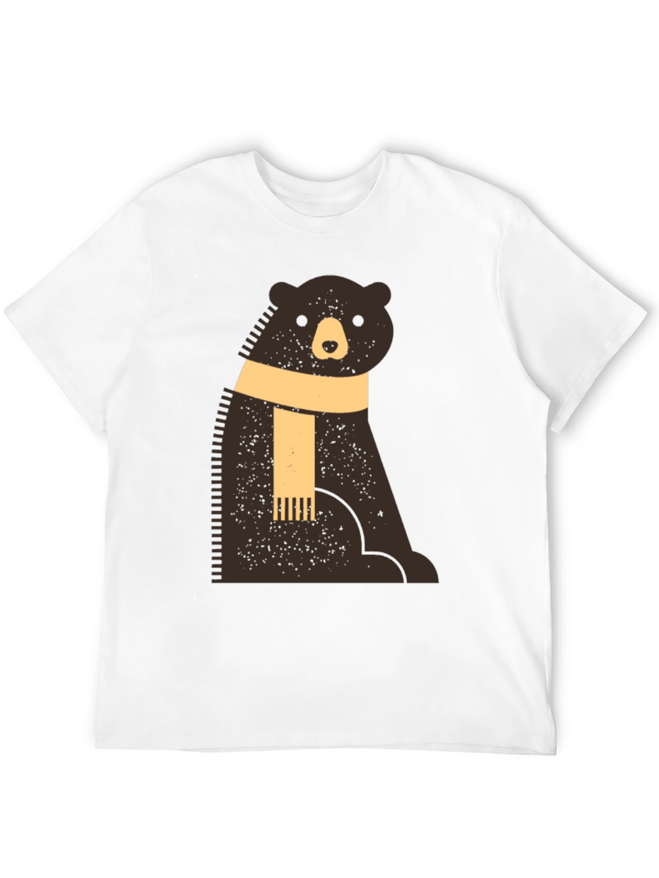 Black Cozy Bear Graphic Tee - Stylish Comfort view 12