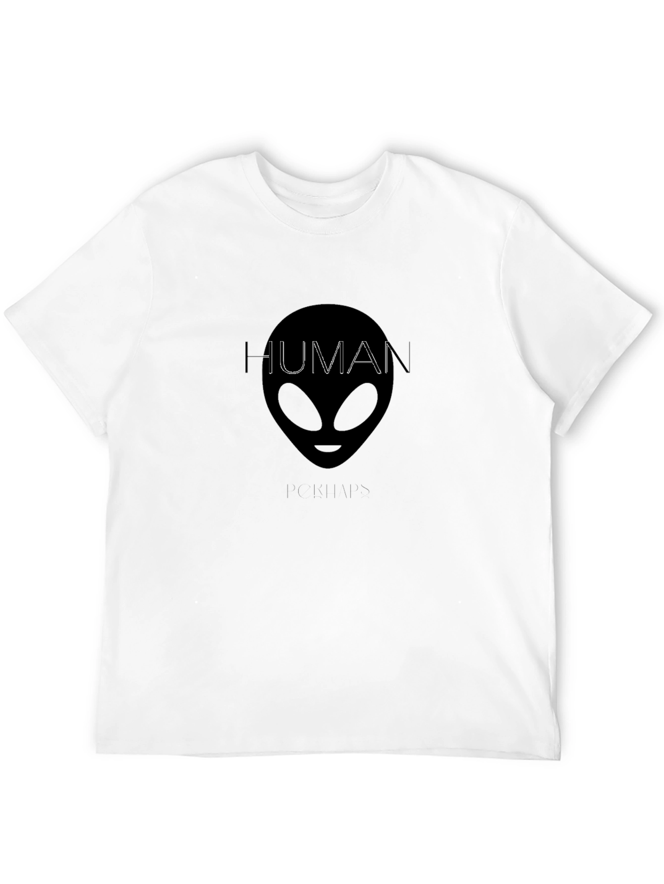 Black Human Disguise T-Shirt - Alien Graphic Tee view 12