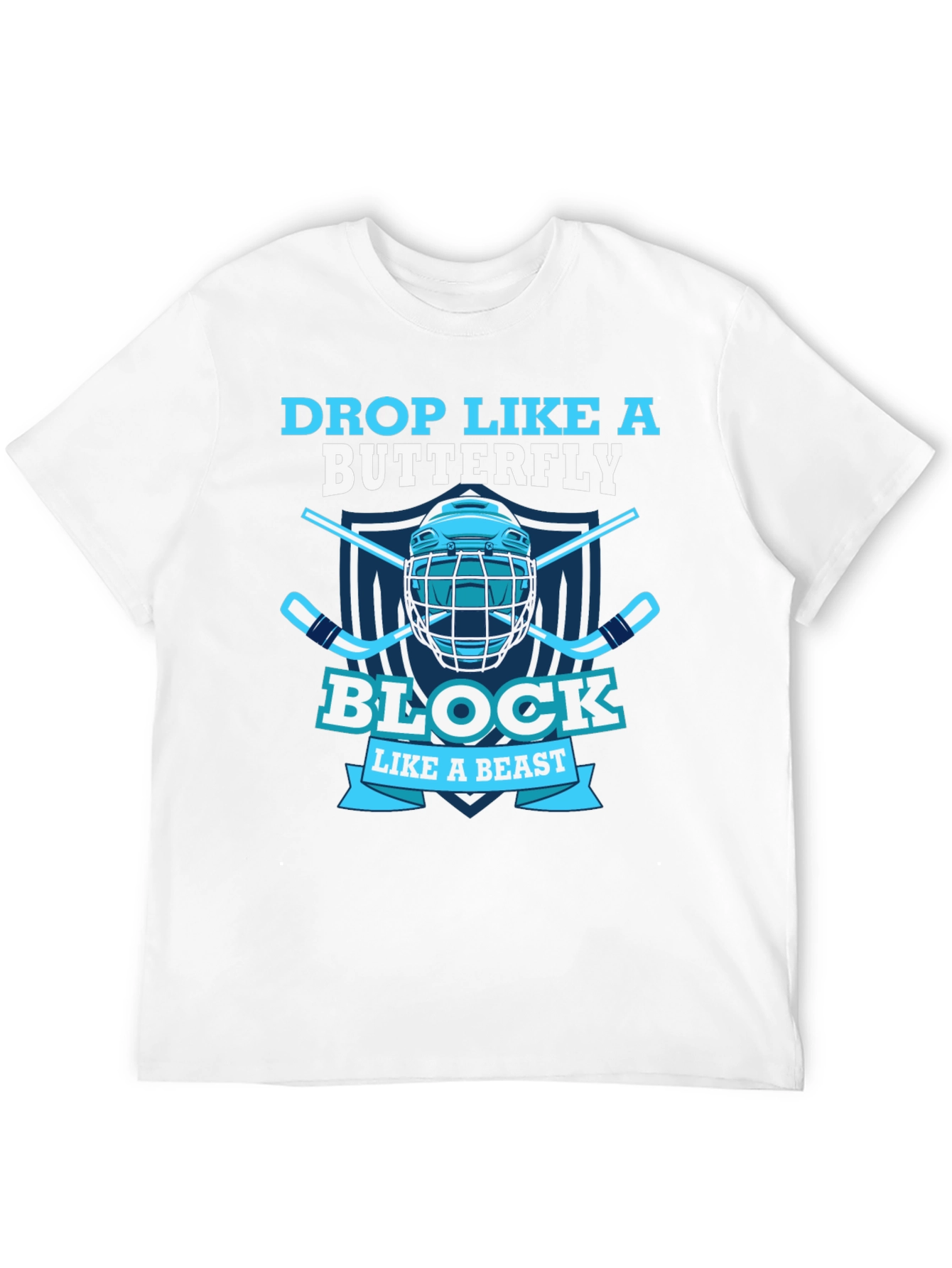 Black Drop Like a Butterfly, Block Like a Beast T-Shirt view 12