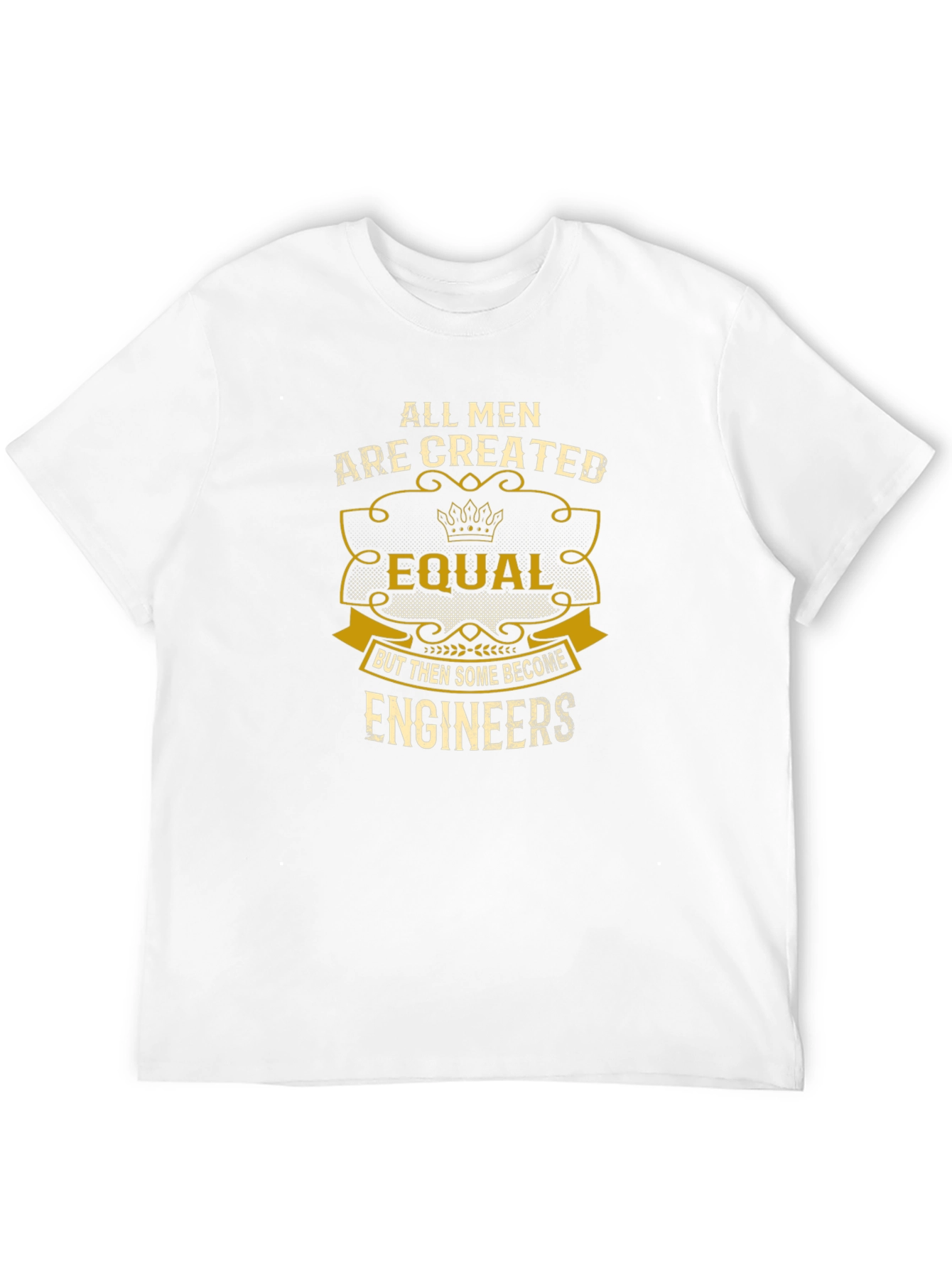 Black Engineer T-Shirt - All Men are Created Equal view 12