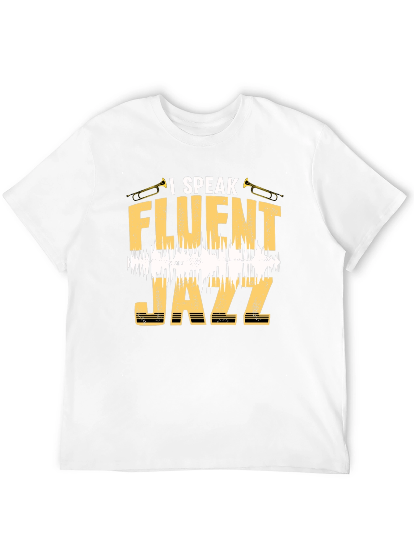 Black I Speak Fluent Jazz T-Shirt view 12