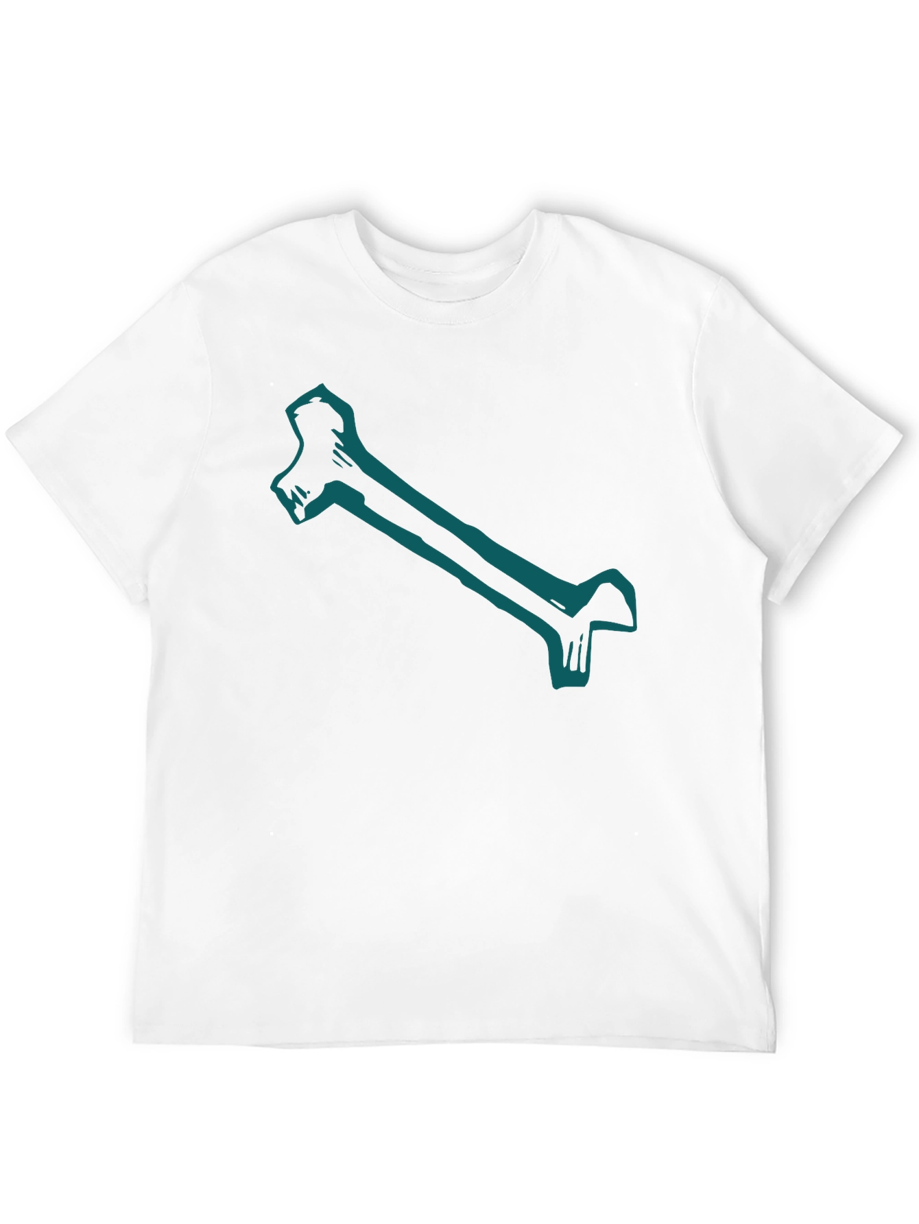 Black Bone Graphic Print Black Tee view 12