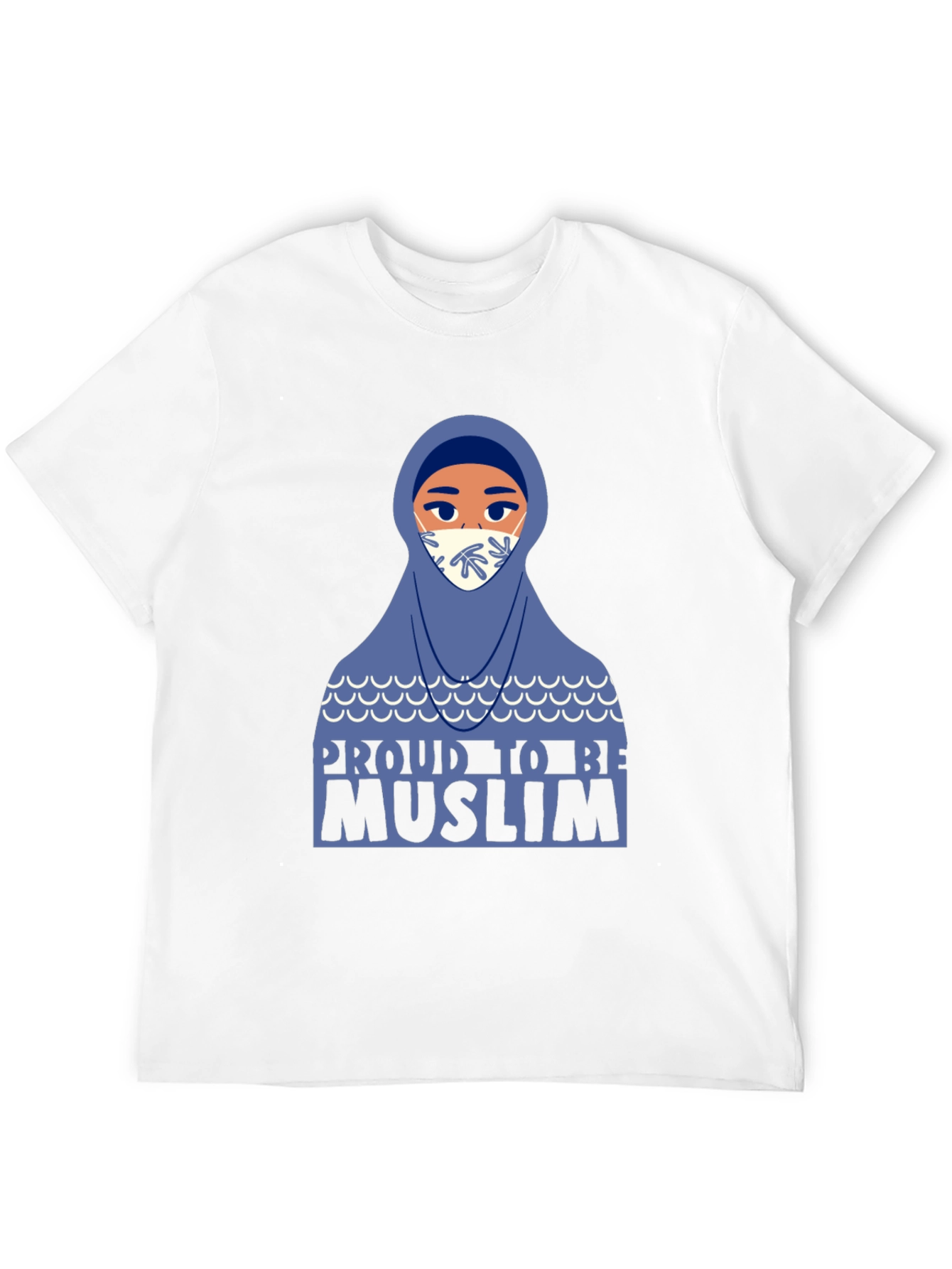 Black Proud to be Muslim T-Shirt view 12