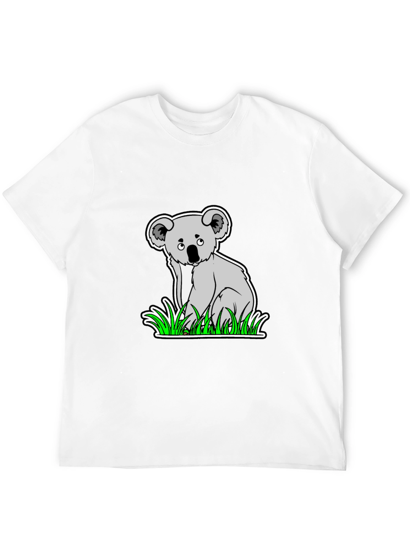 Black Koala Graphic T-Shirt - Cute Animal Tee view 12
