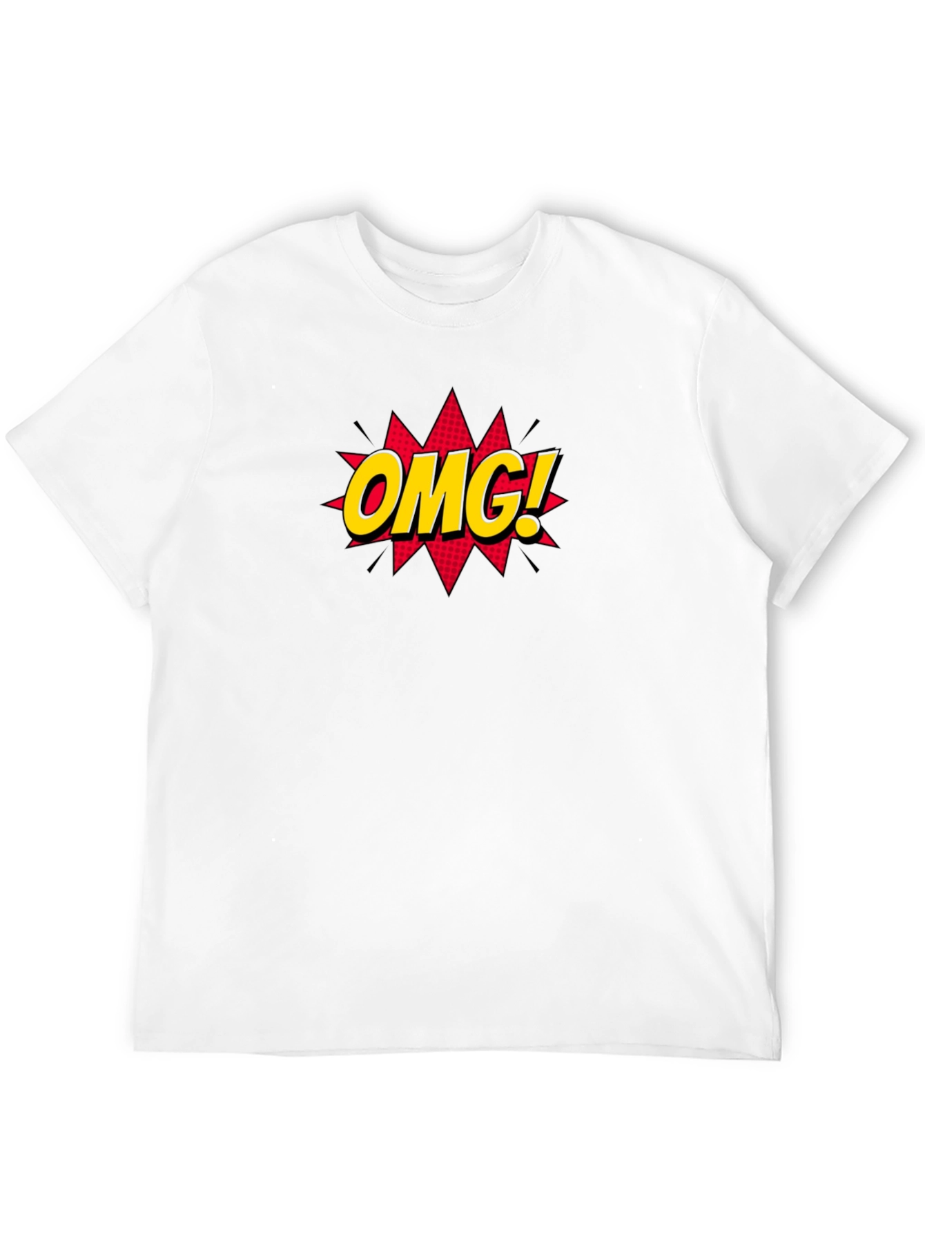 OMG! Graphic Tee - Stylish Black Cotton T-Shirt - 12