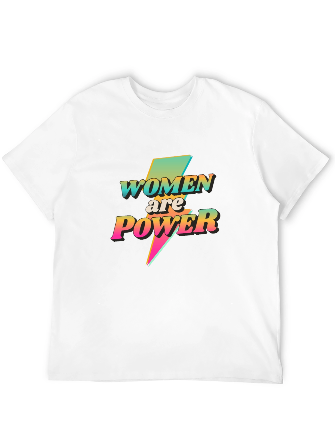 Women are Power Graphic Tee - Black T-Shirt - 12