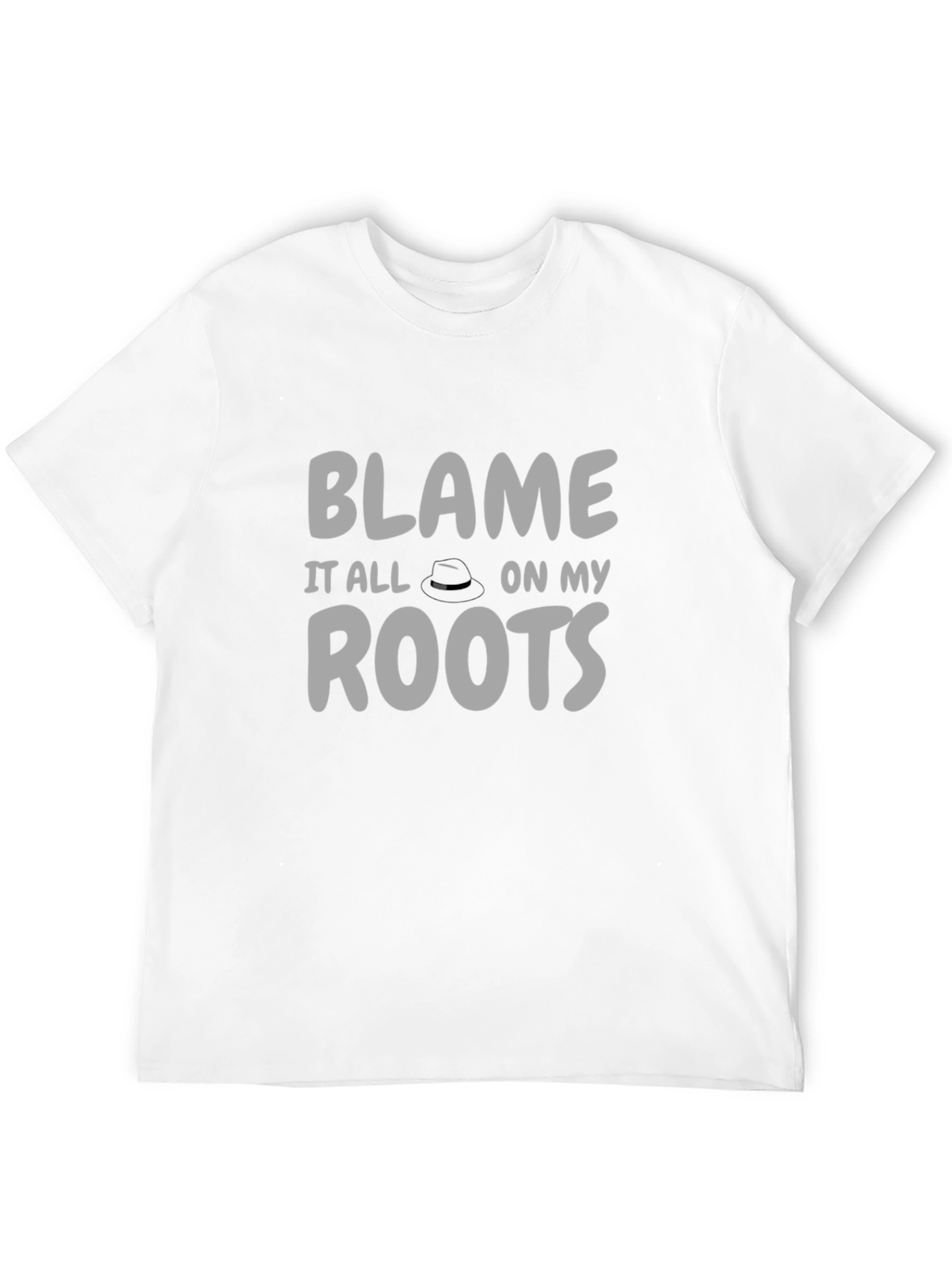 Black Blame It On My Roots Graphic T-Shirt view 12