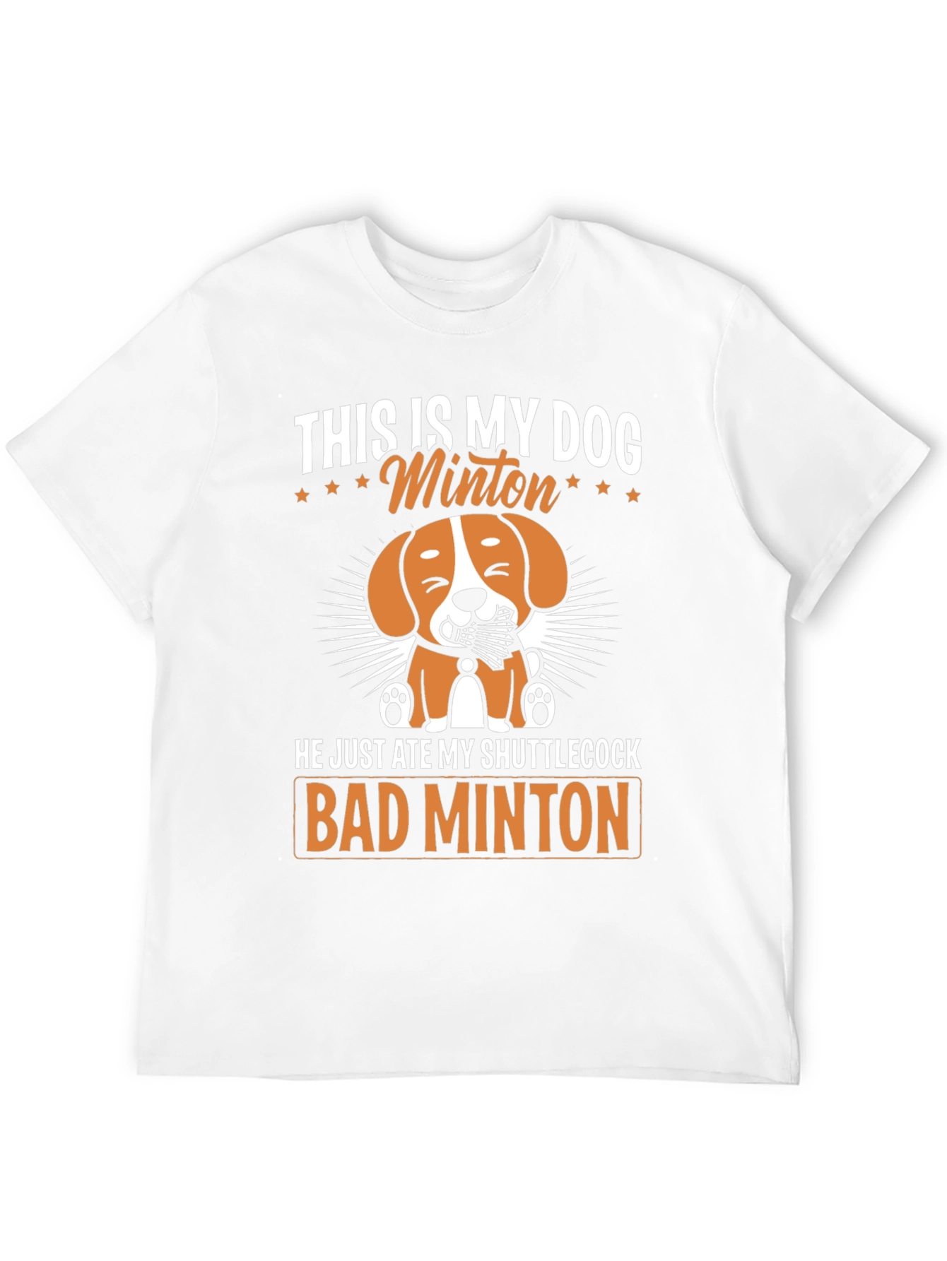 Bad Minton Dog T-Shirt - 12