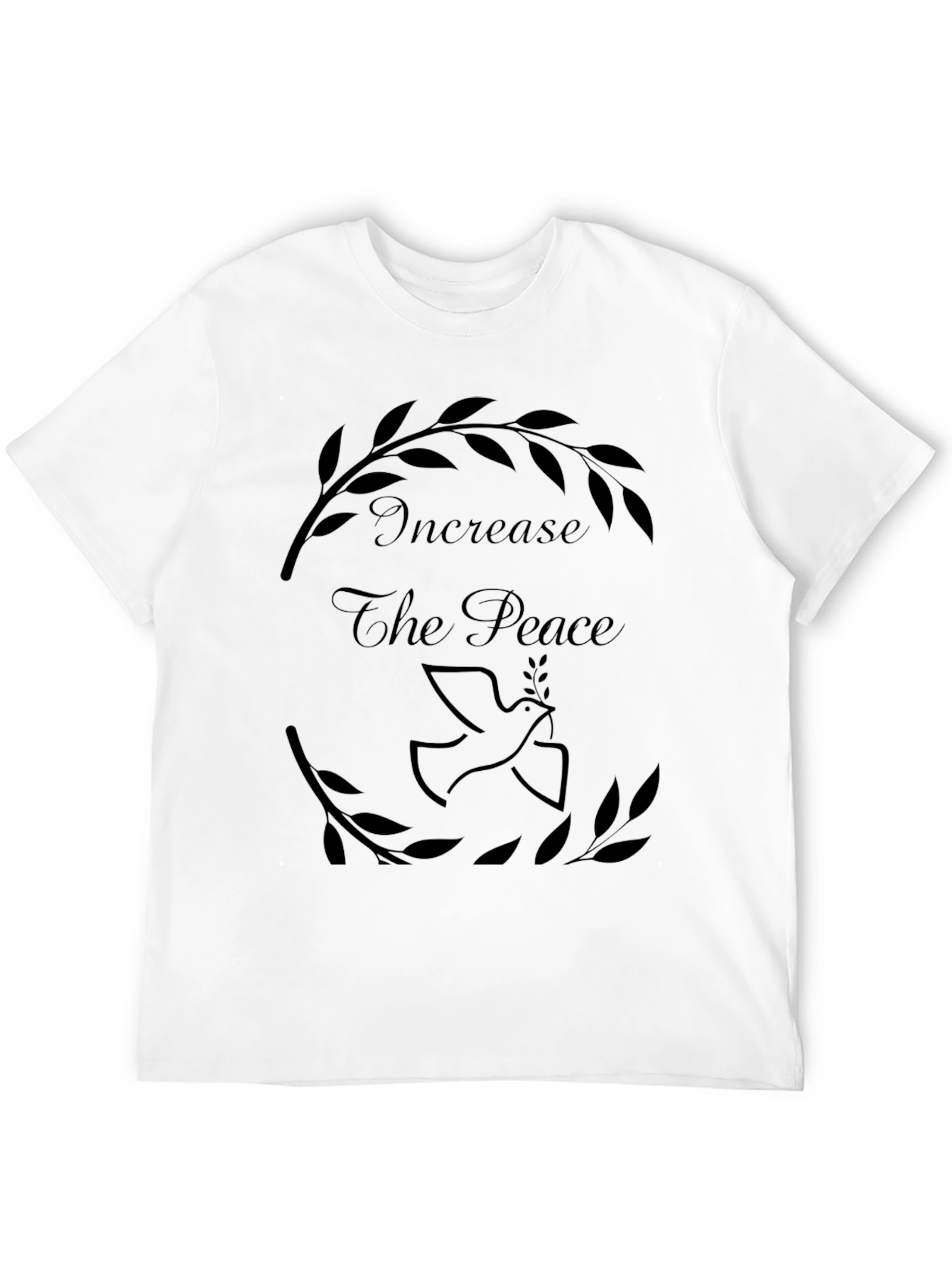 Increase The Peace Dove T-Shirt - Positive Message - 12