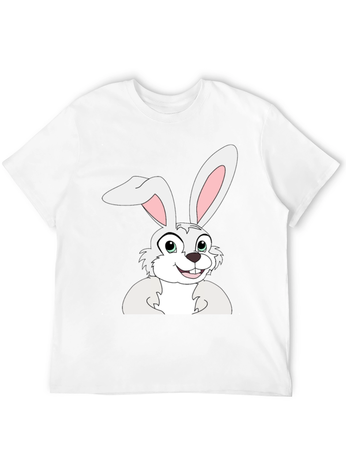 Black Bunny Graphic Black T-Shirt view 12
