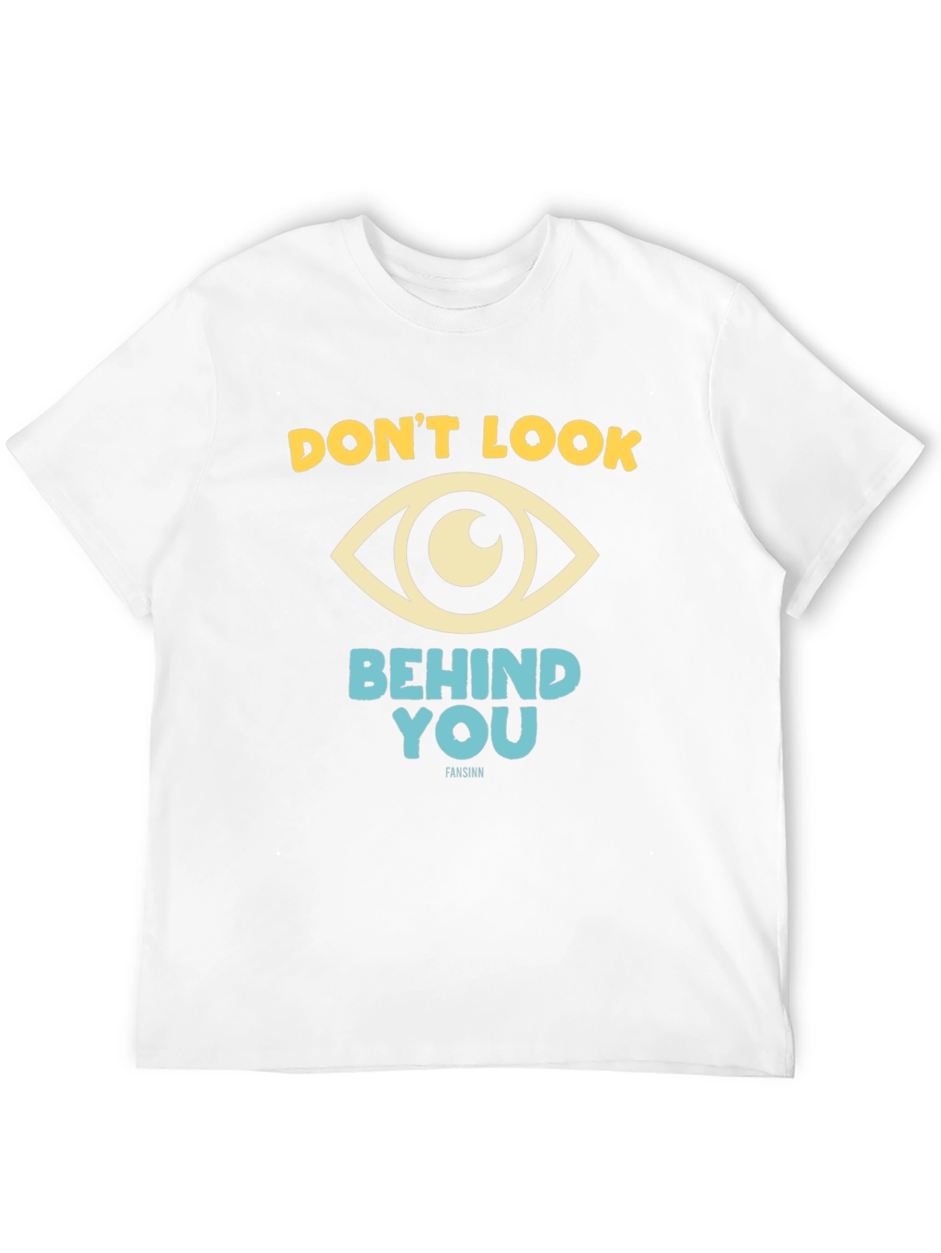 Black Don't Look Behind You Graphic Tee view 12
