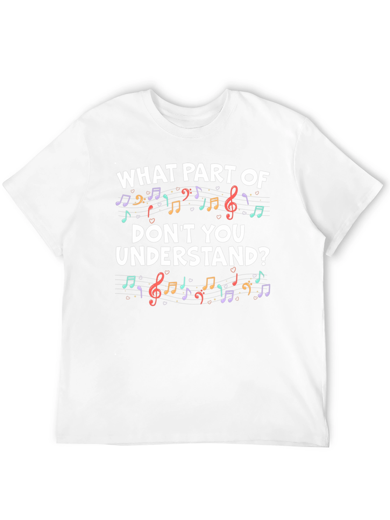 Black Musical Note Pun T-Shirt - 'What Part of' Funny Tee view 12
