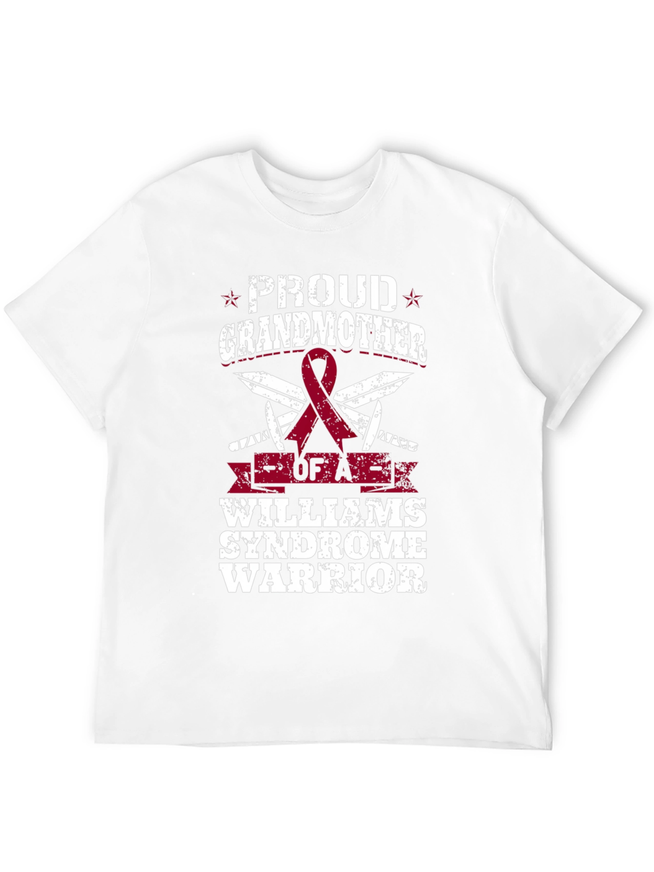 Black Proud Grandmother Williams Syndrome Warrior T-Shirt view 12